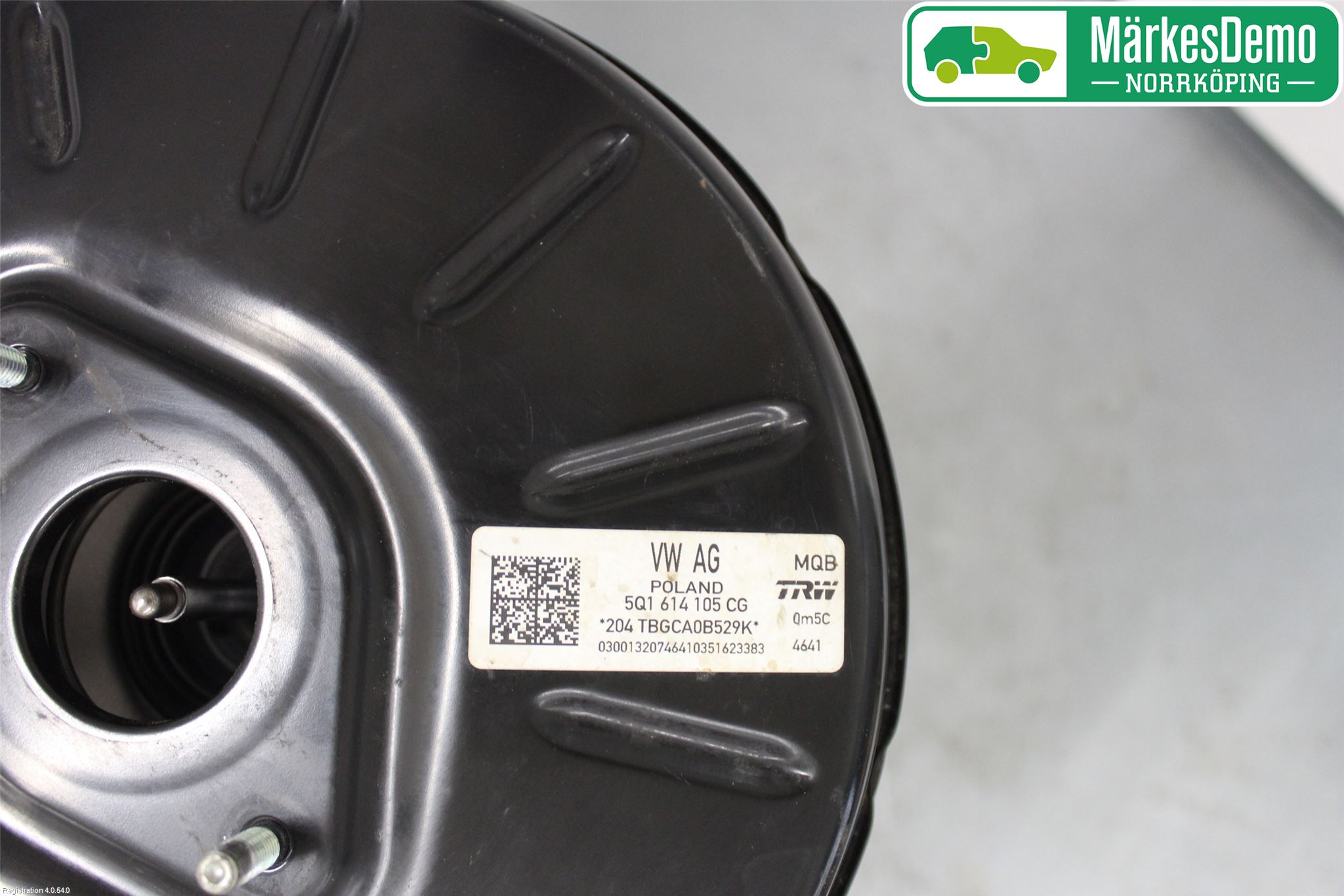 Volkswagen VW PASSAT 15-19 Bromsservo