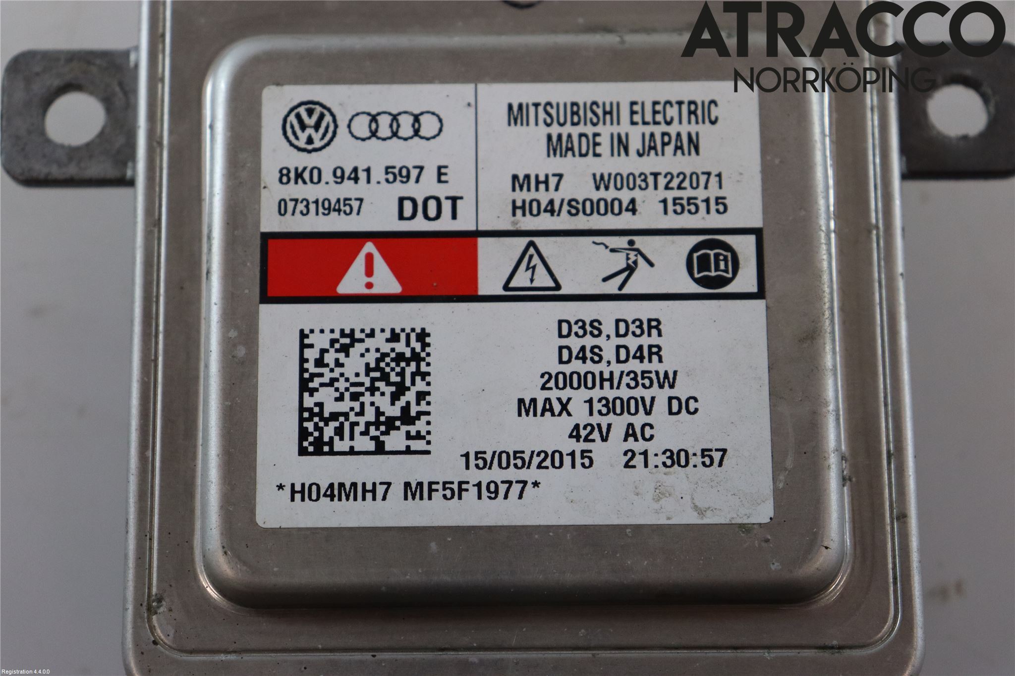 Volkswagen VW GOLF / E-GOLF VII 13-20 Styrenhet Strålkastare
