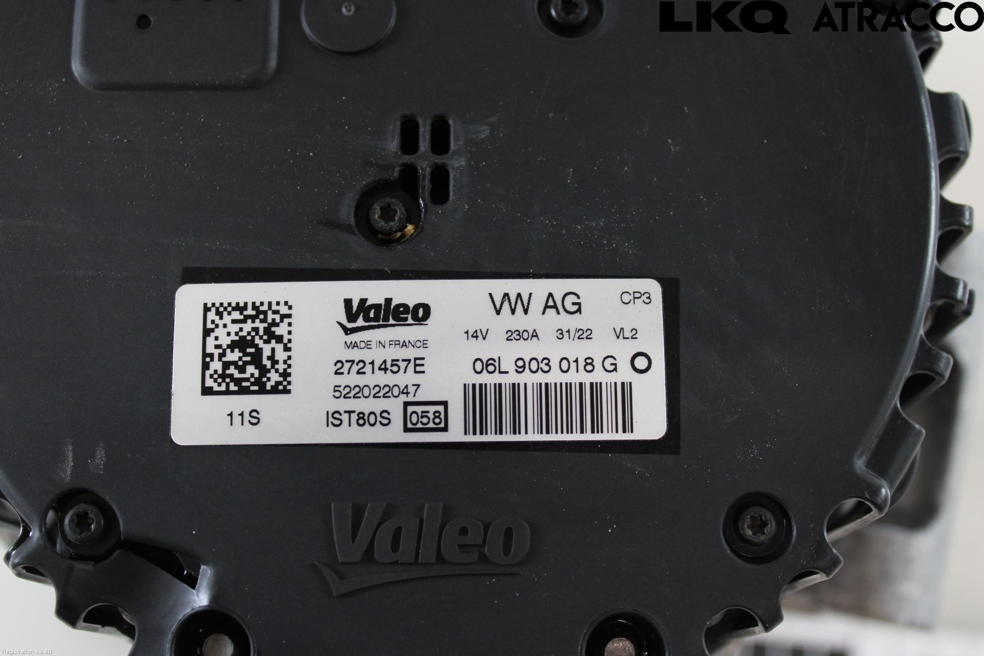 Audi A4/S4 B9 20- Generator