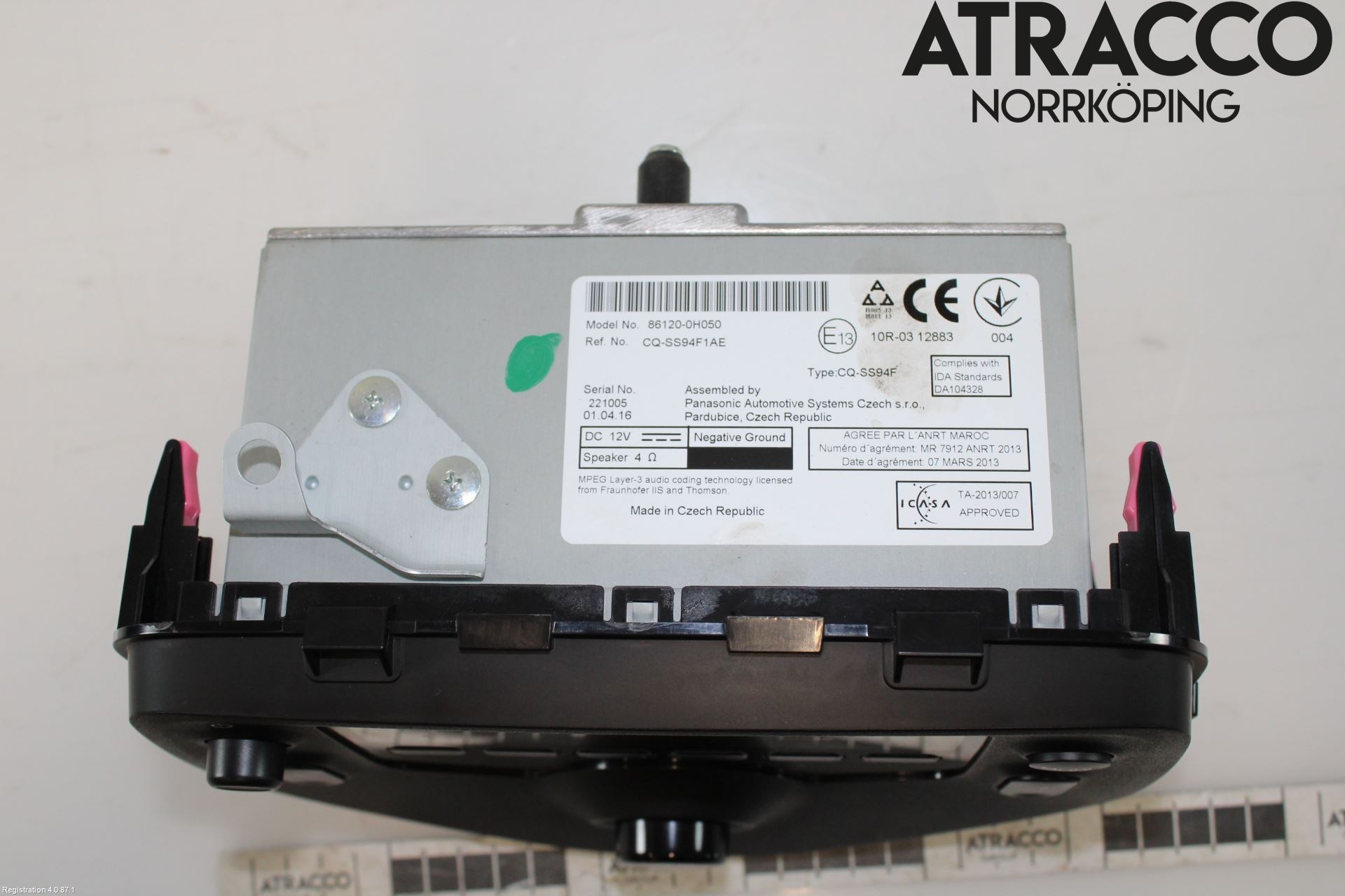 Toyota AYGO 15-21 Cd Radio - Multimediapanel