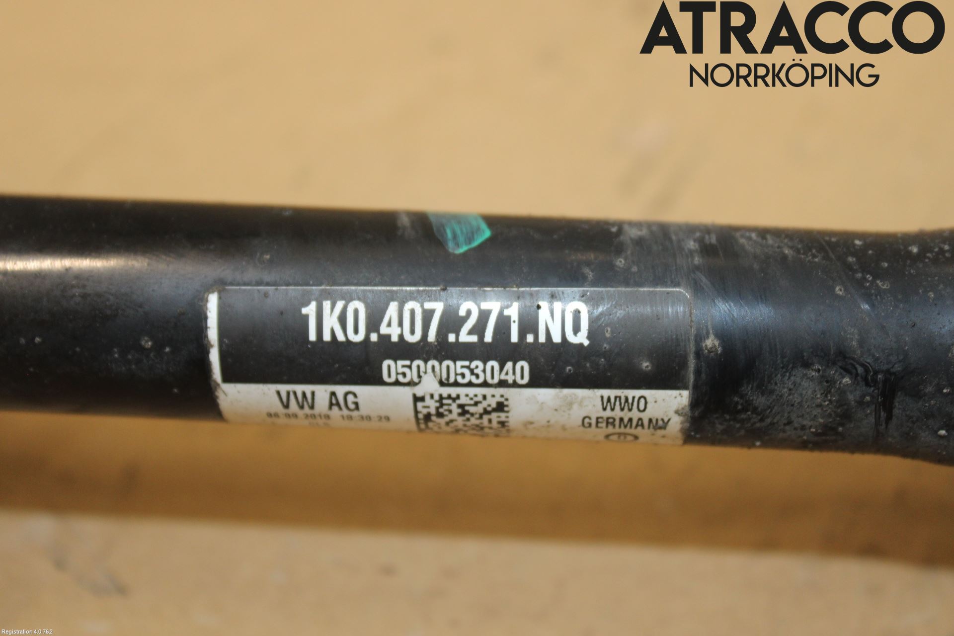 Volkswagen VW CADDY 16-20 Drivaxel Fram Vänster