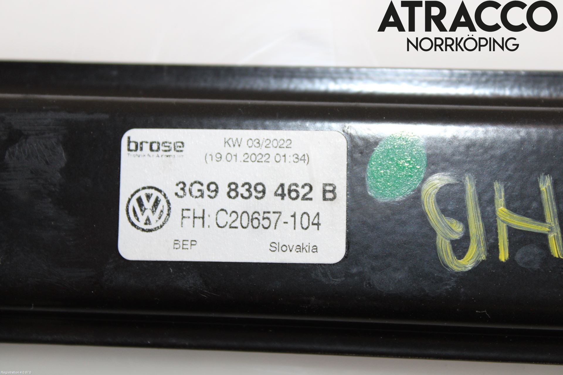 Volkswagen VW PASSAT 20-24 Fönsterhiss El Kompl
