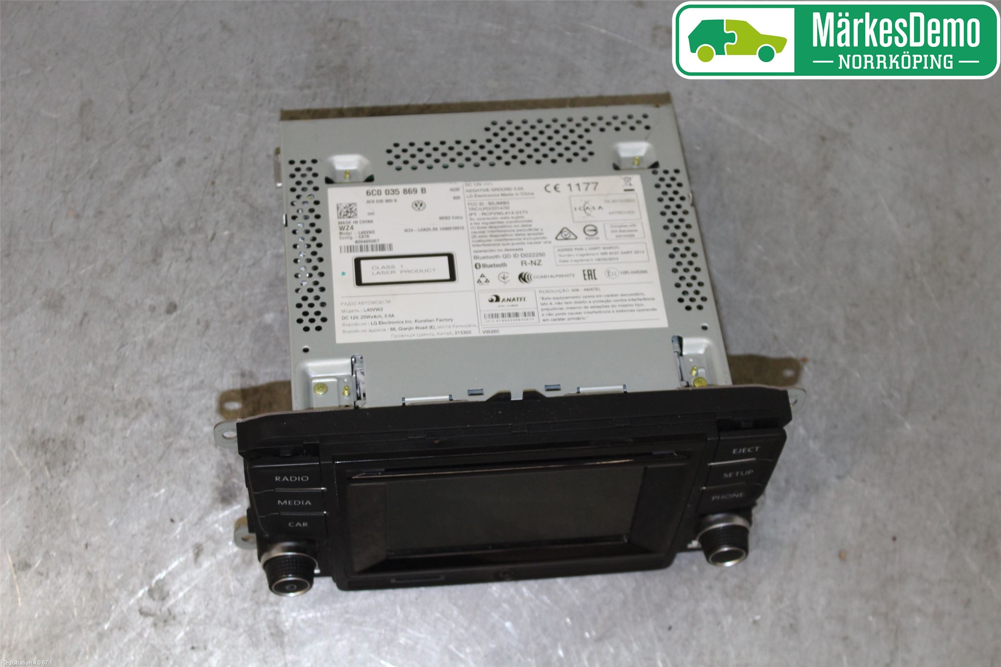 Volkswagen VW POLO 10-17 Cd Radio - Multimediapanel