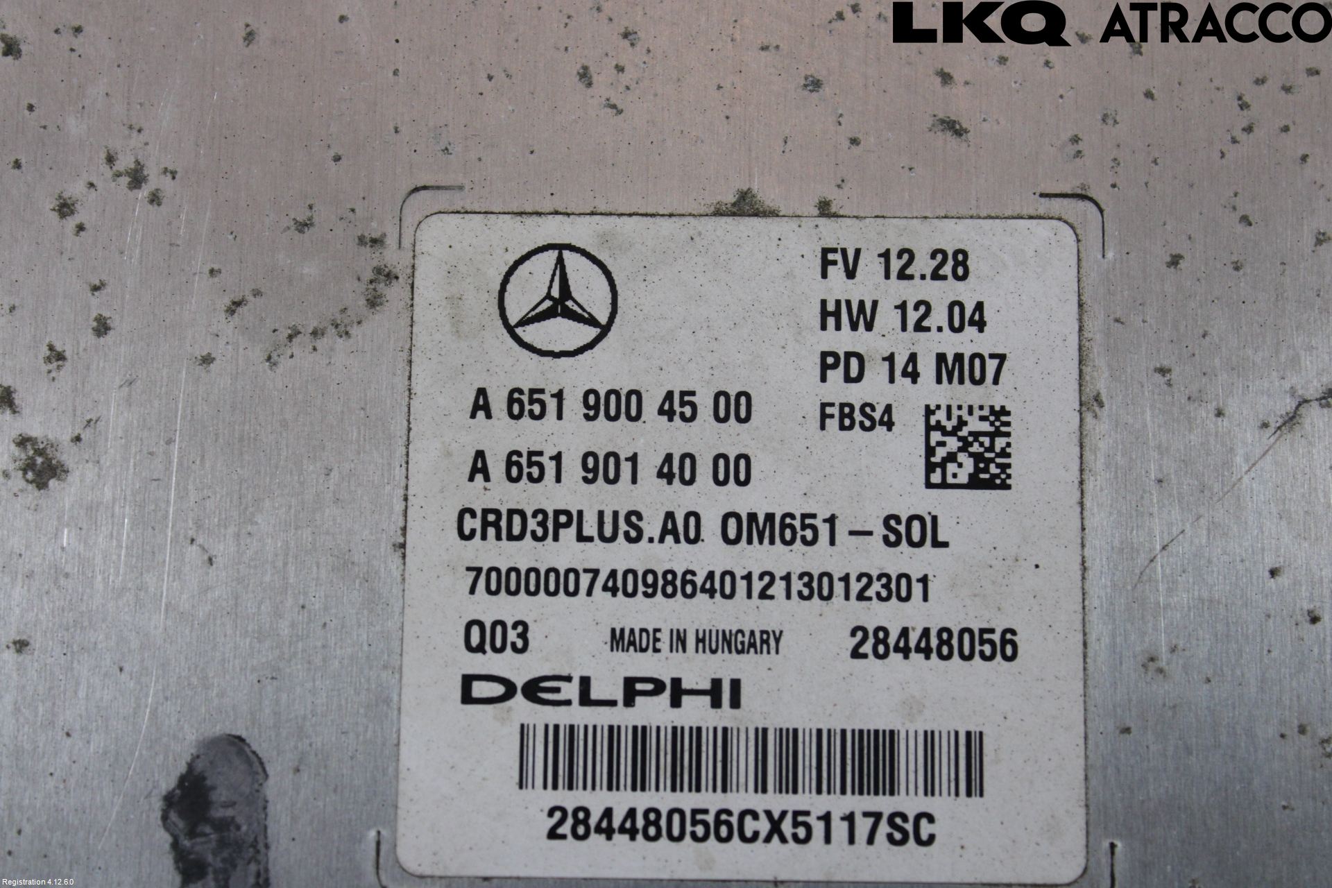 Mercedes-Benz MB C-KLASS (W205) 14-21 Styrenhet Inspump Diesel