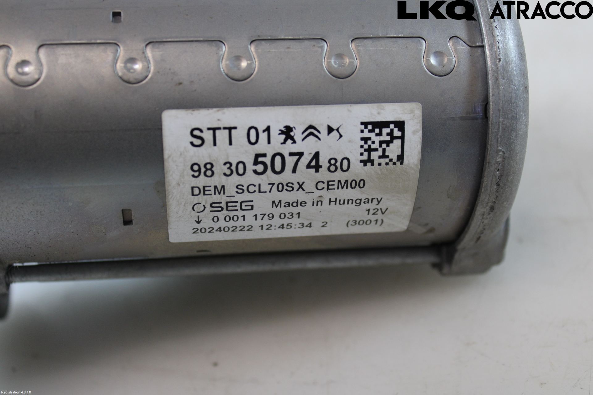 Opel ASTRA L 22- Startmotor