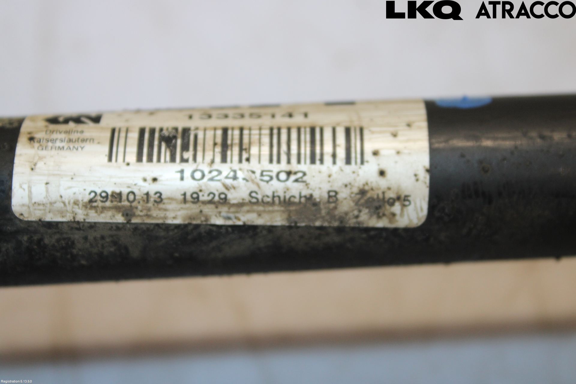 Opel ASTRA J 10-15 Drivaxel Fram Höger