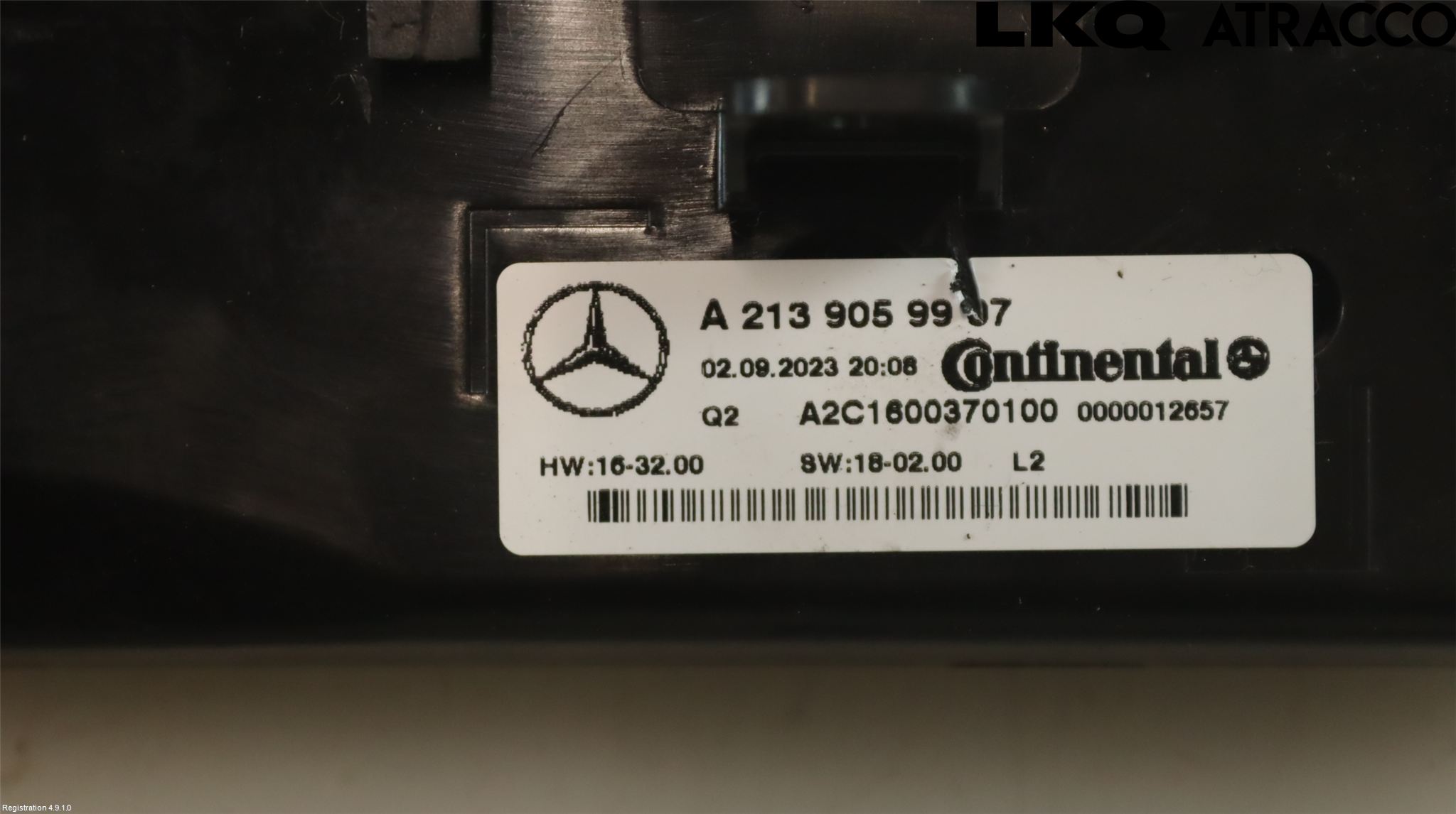 Mercedes-Benz MB E-KLASS (W213) 16-23 Värmereglage