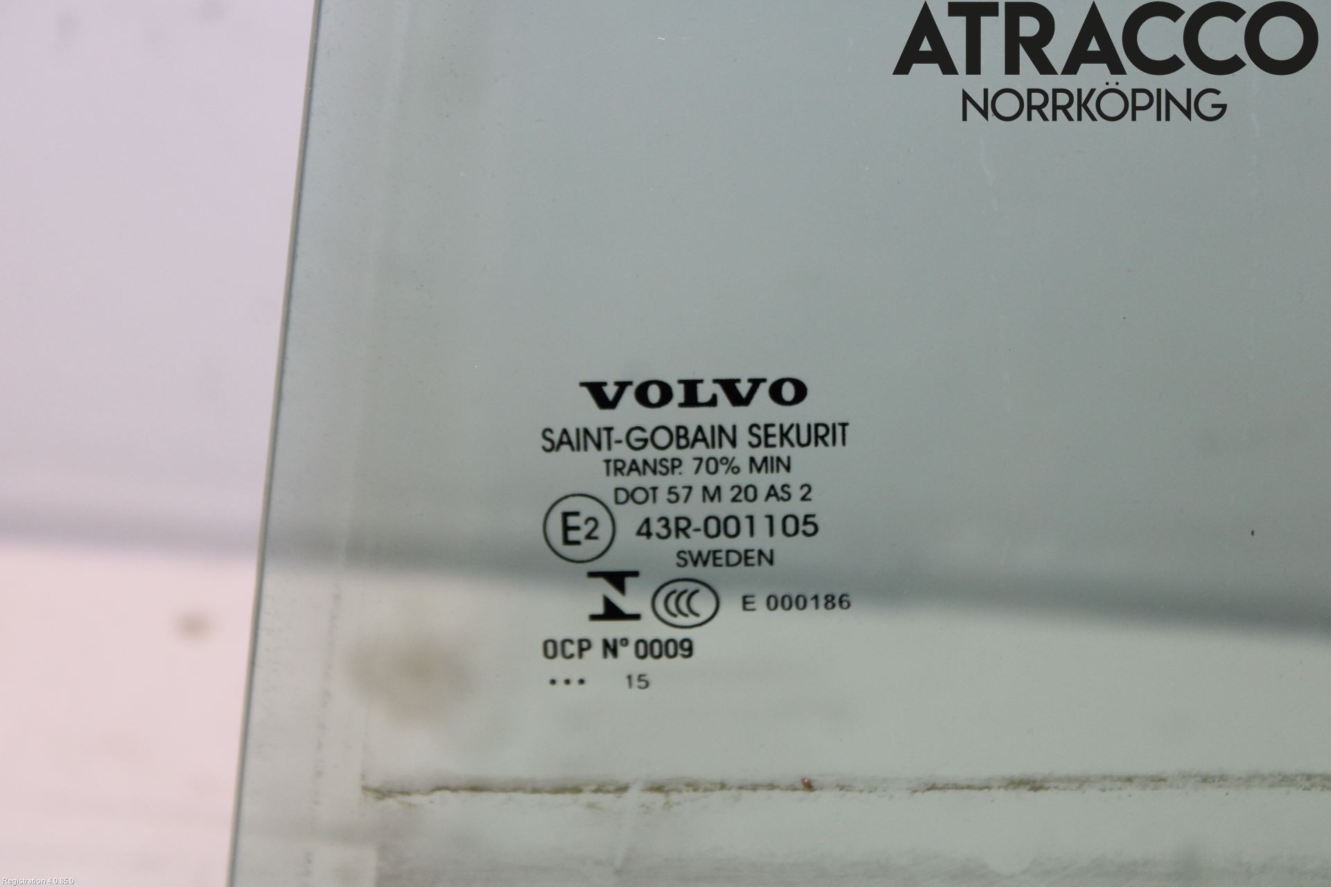 Volvo V70 14-16 Dörruta Bak Vänster