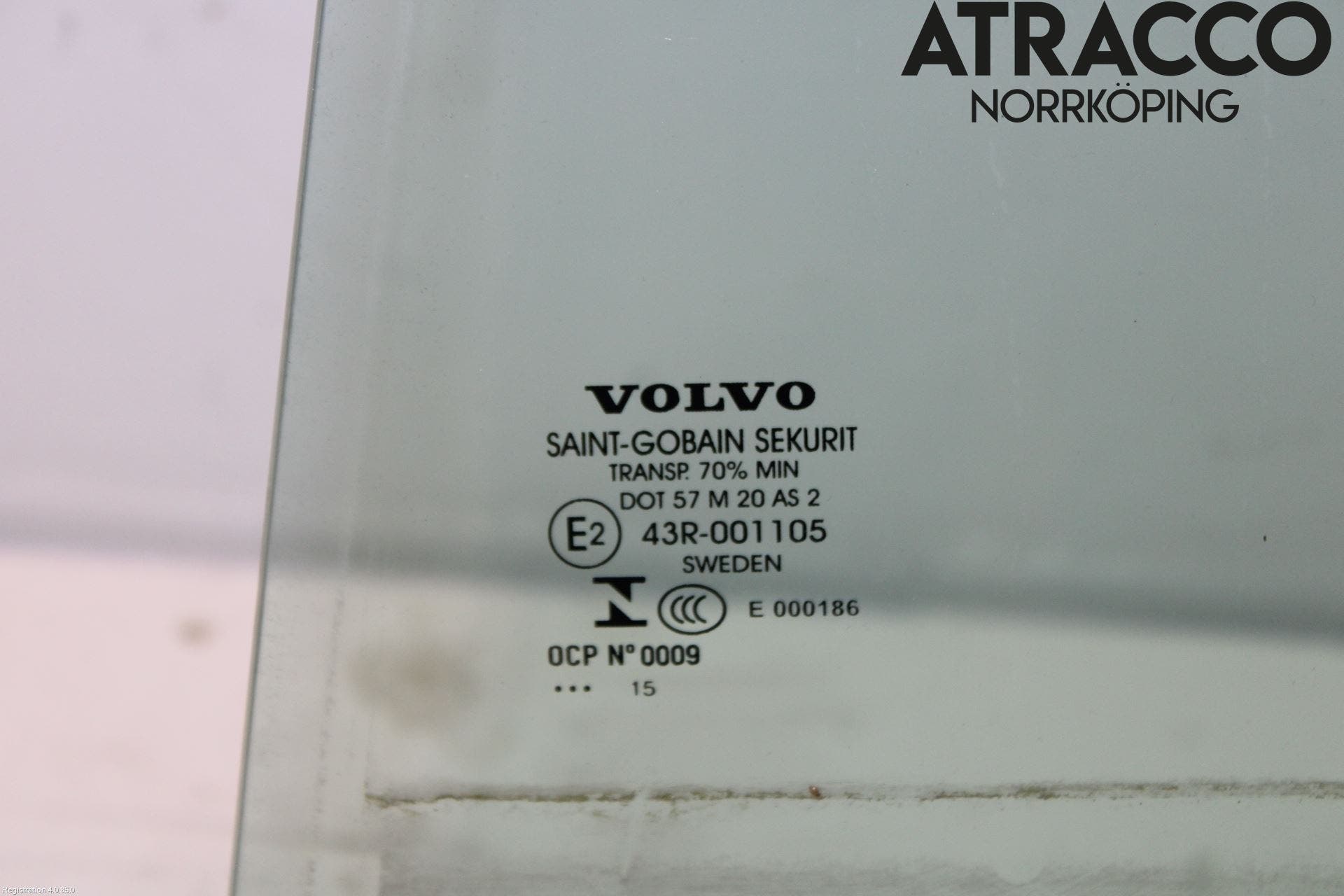 Volvo V70 14-16 Dörruta Bak Vänster