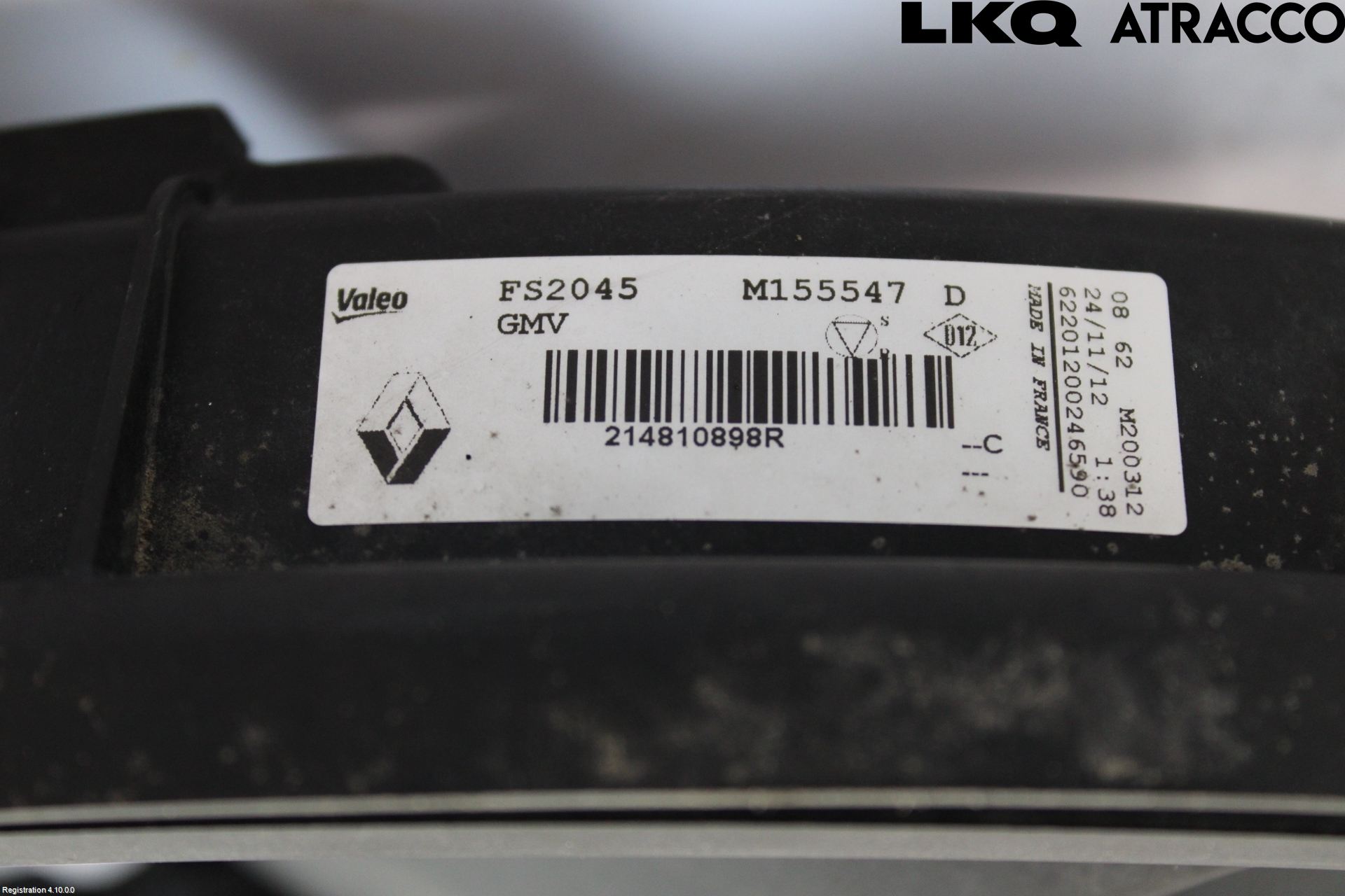 Renault SCÉNIC III / GRAND SCÉNIC 09-16 Kylfläkt El