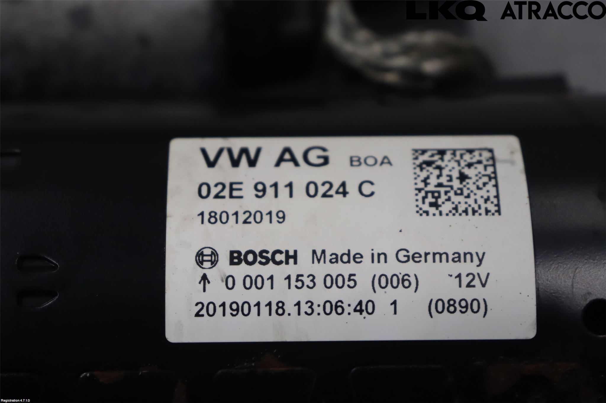 Volkswagen VW TRANSP/CARAVELLE (T6) 16-22 Startmotor Diesel