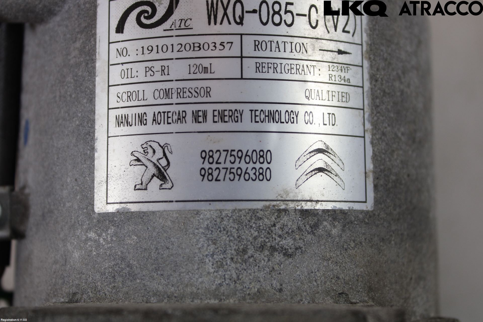 Peugeot 208/E-208 20- Ac Kompressor