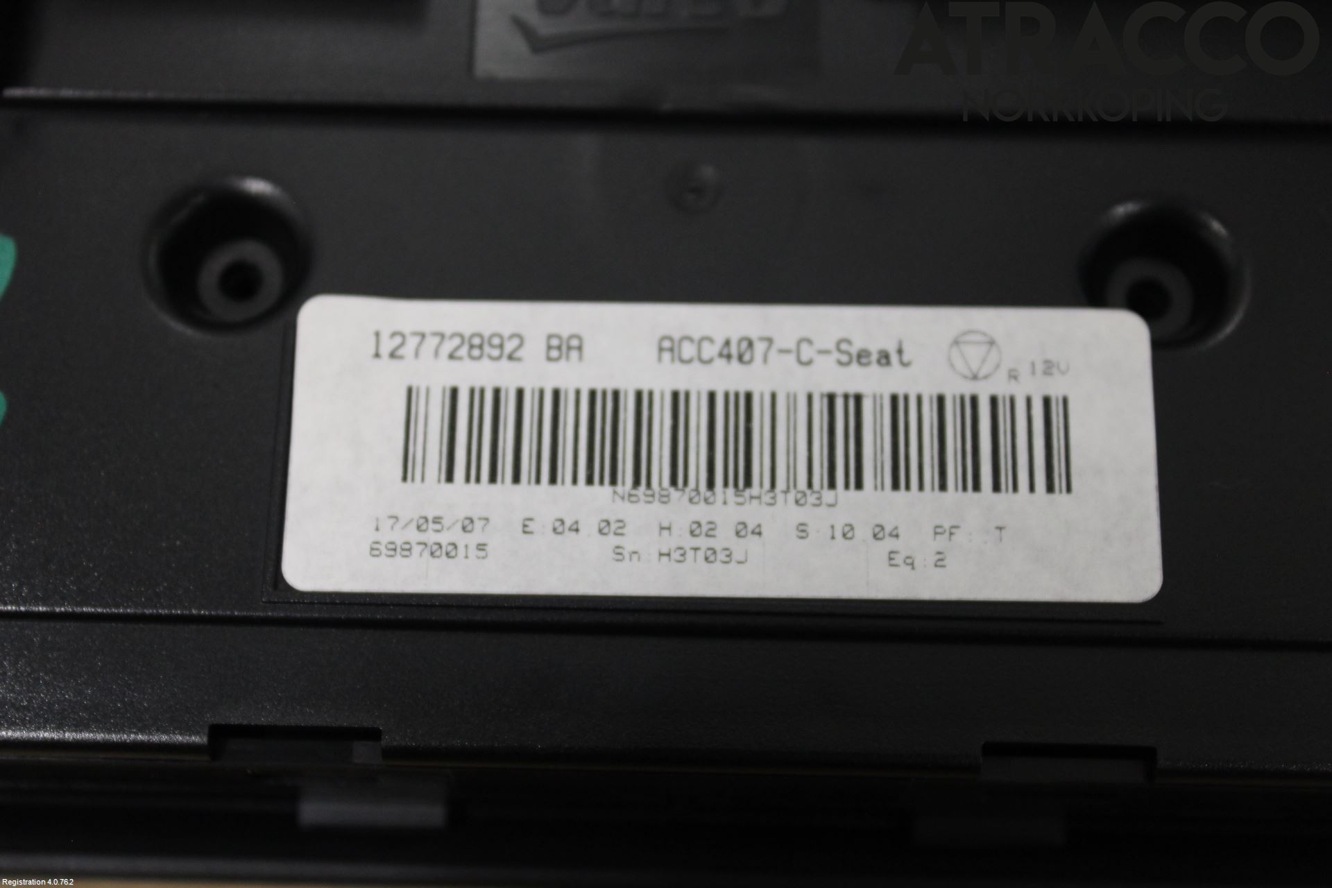 Saab 9-3 VER 2 Värmereglage