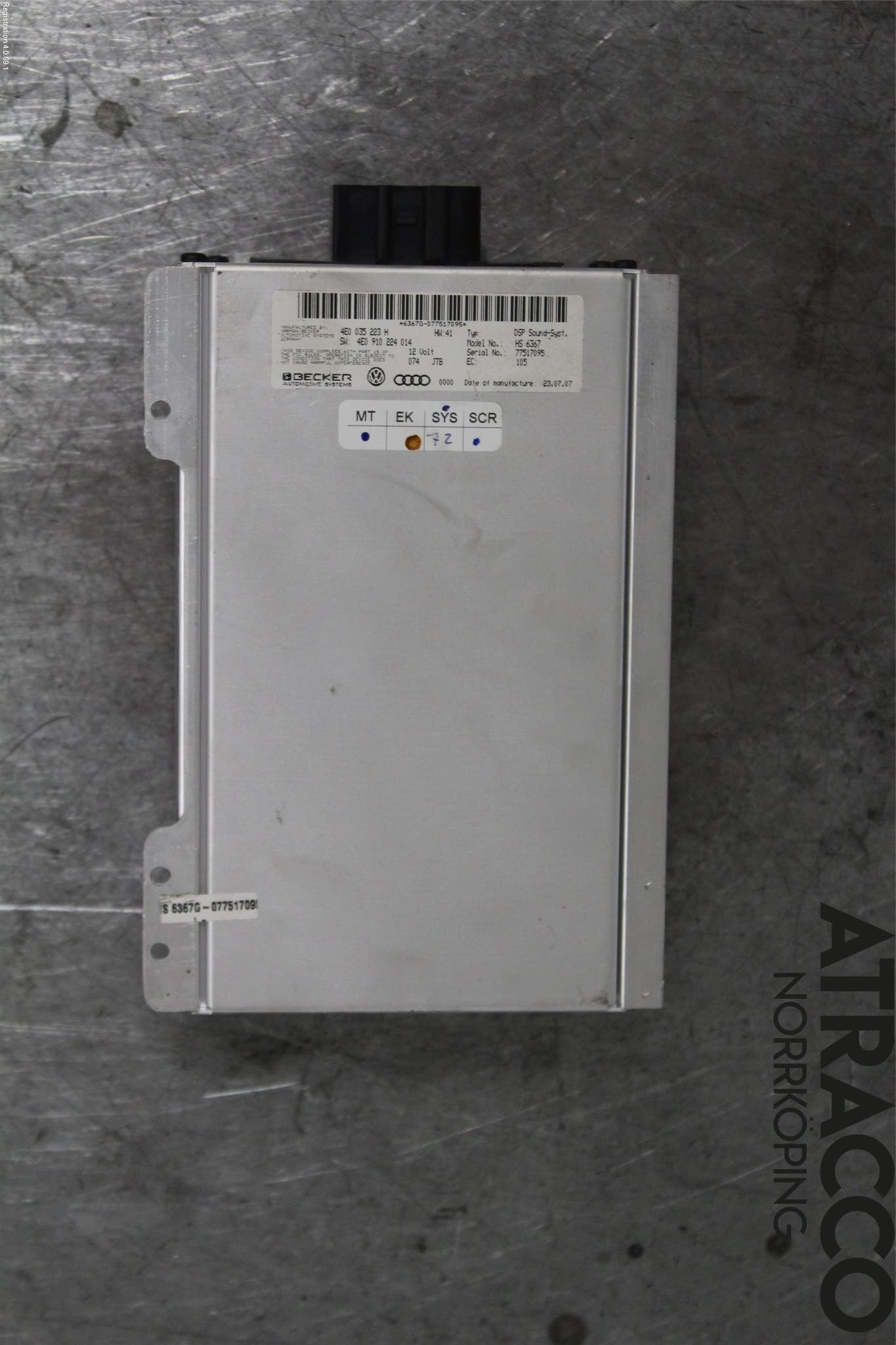 Volkswagen VW GOLF / E-GOLF VII 13-20 Radio-Stereo Förstärkare