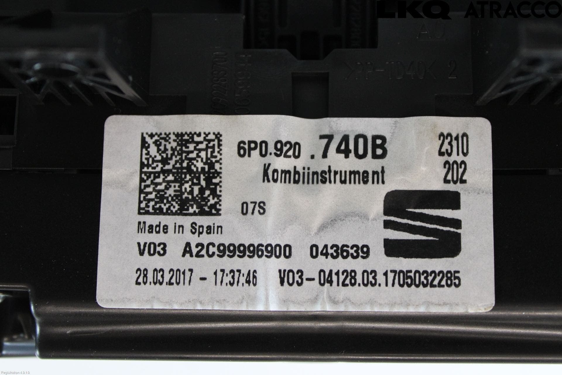 Seat IBIZA IV 08-16 Instrument Komb