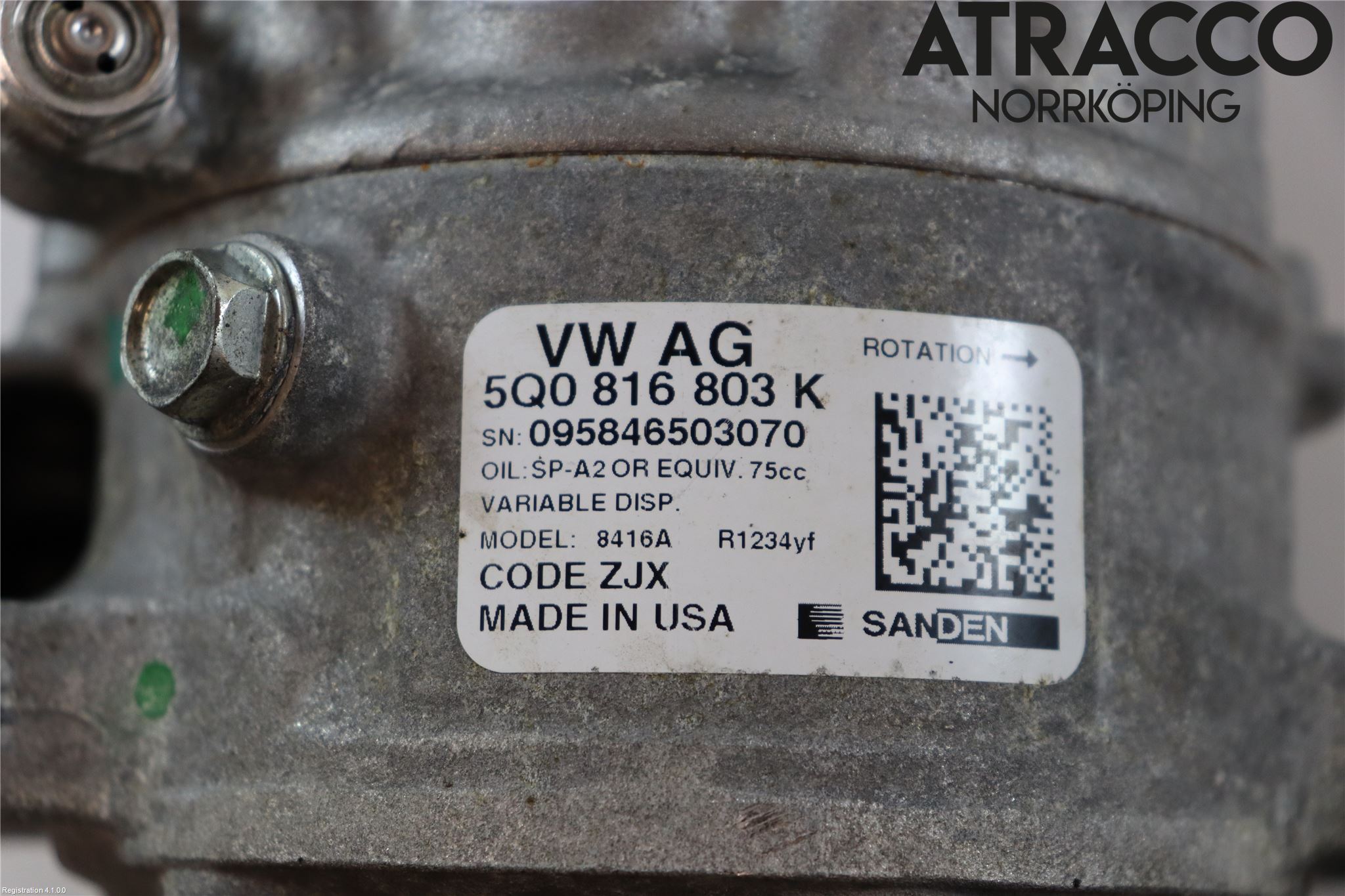 Volkswagen VW TIGUAN ALLSPACE 18- Ac Kompressor