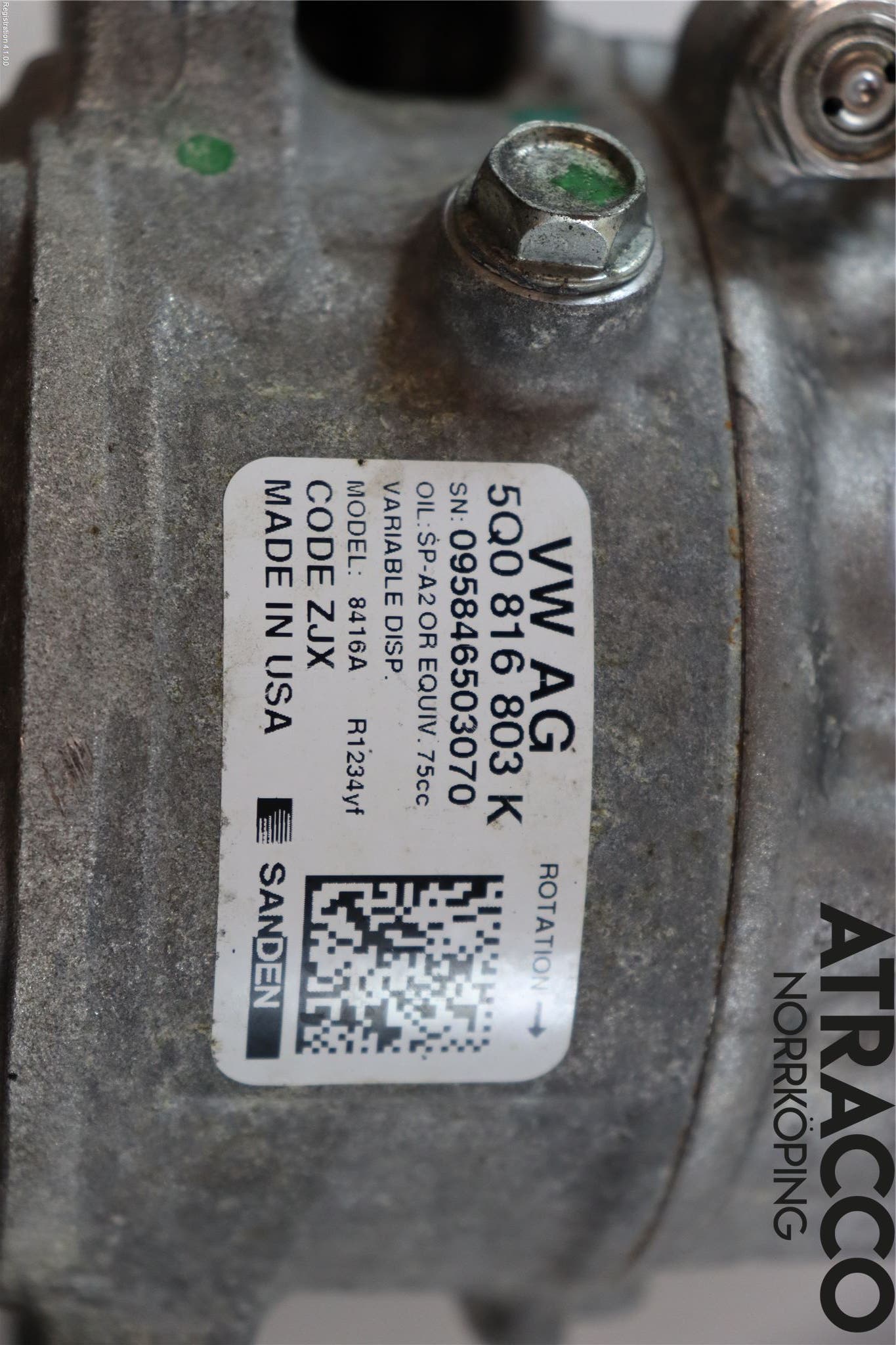 Volkswagen VW TIGUAN ALLSPACE 18- Ac Kompressor