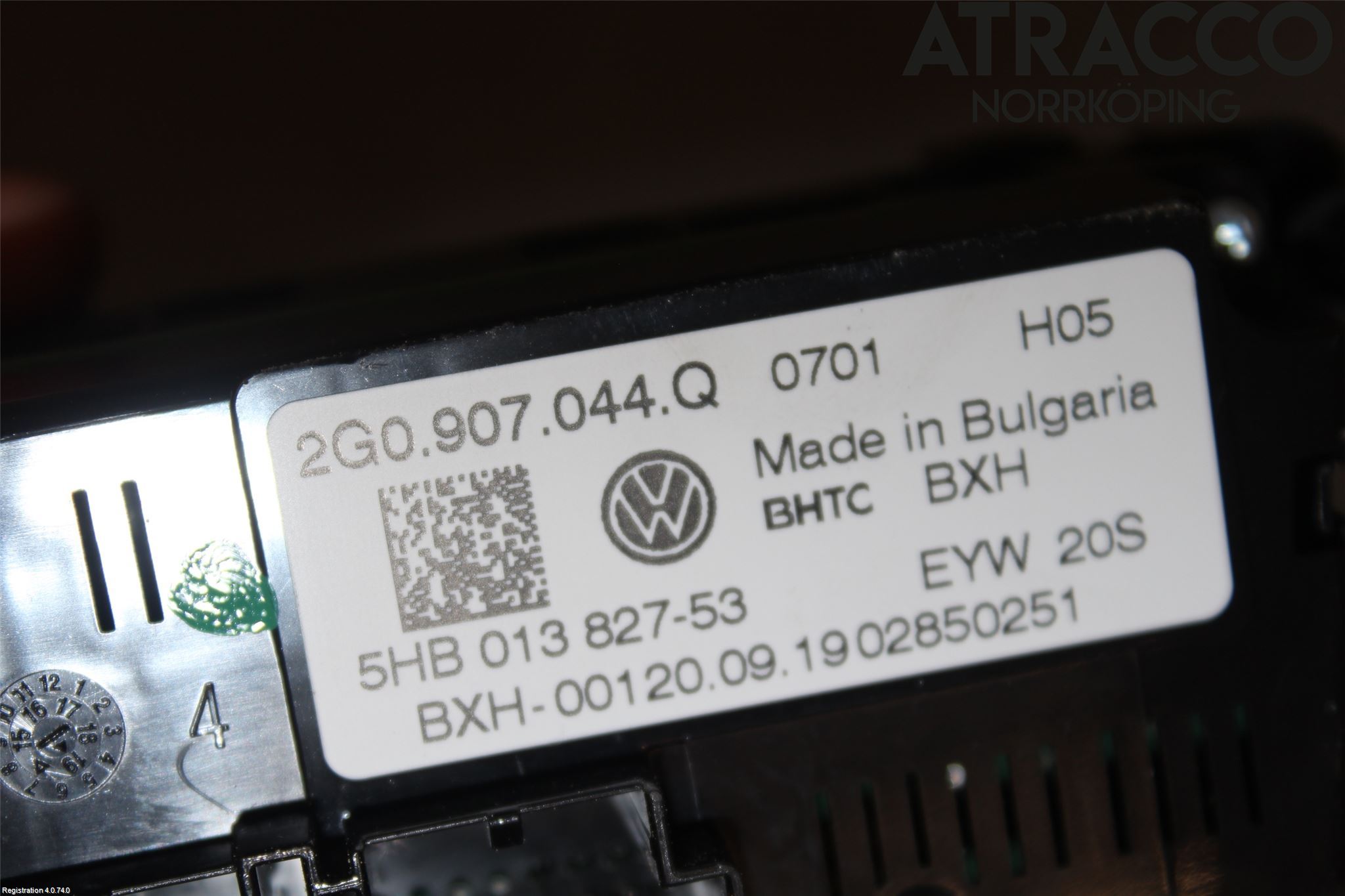 Volkswagen VW T-CROSS 19- Värmereglage