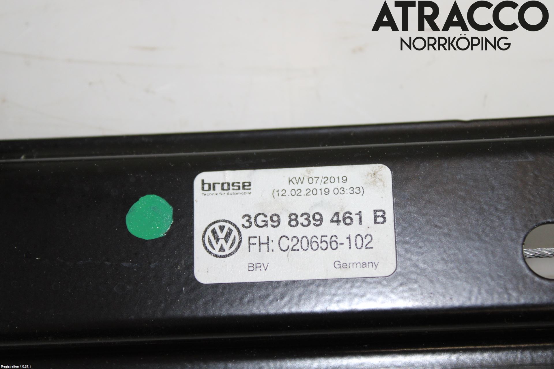 Volkswagen VW PASSAT 20-24 Fönsterhiss El Kompl