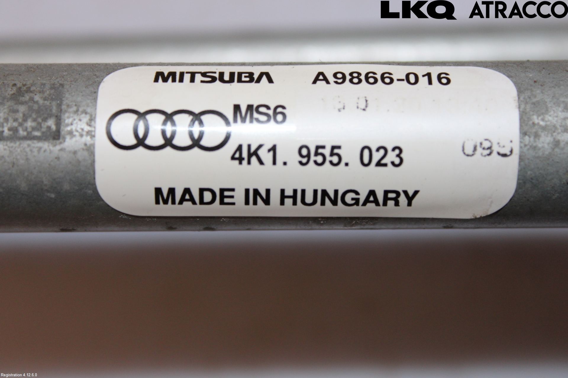 Audi A6 F2/C8 19- Torkarmekanism Vindruta