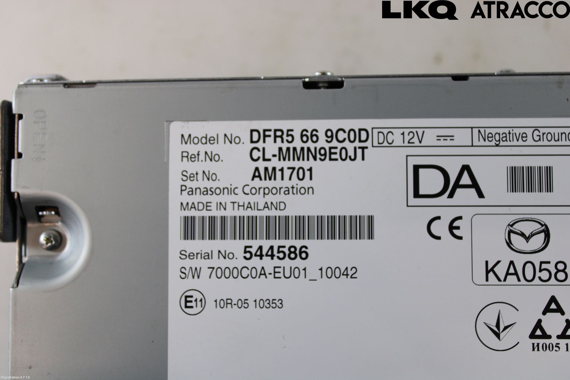 Mazda CX-30 20- Cd Radio - Multimediapanel