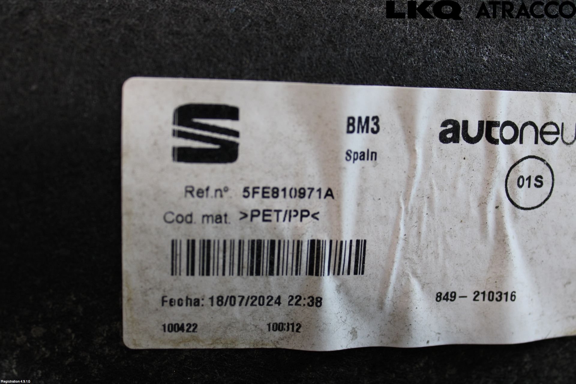 Seat LEON 20- Skärm Inner