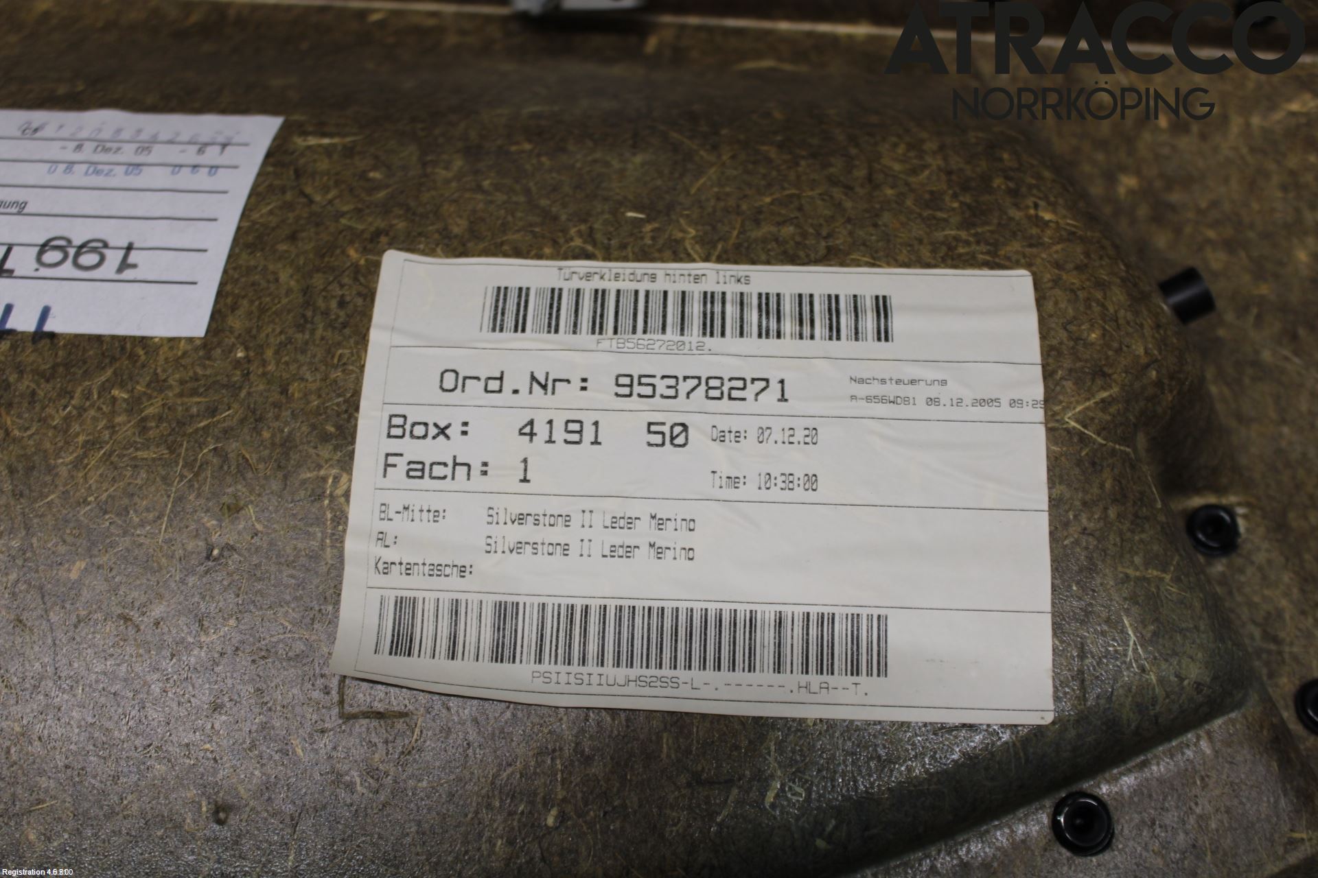 BMW 5 E60/61 Sed/Tou 02-10 Dörrklädsel Vä