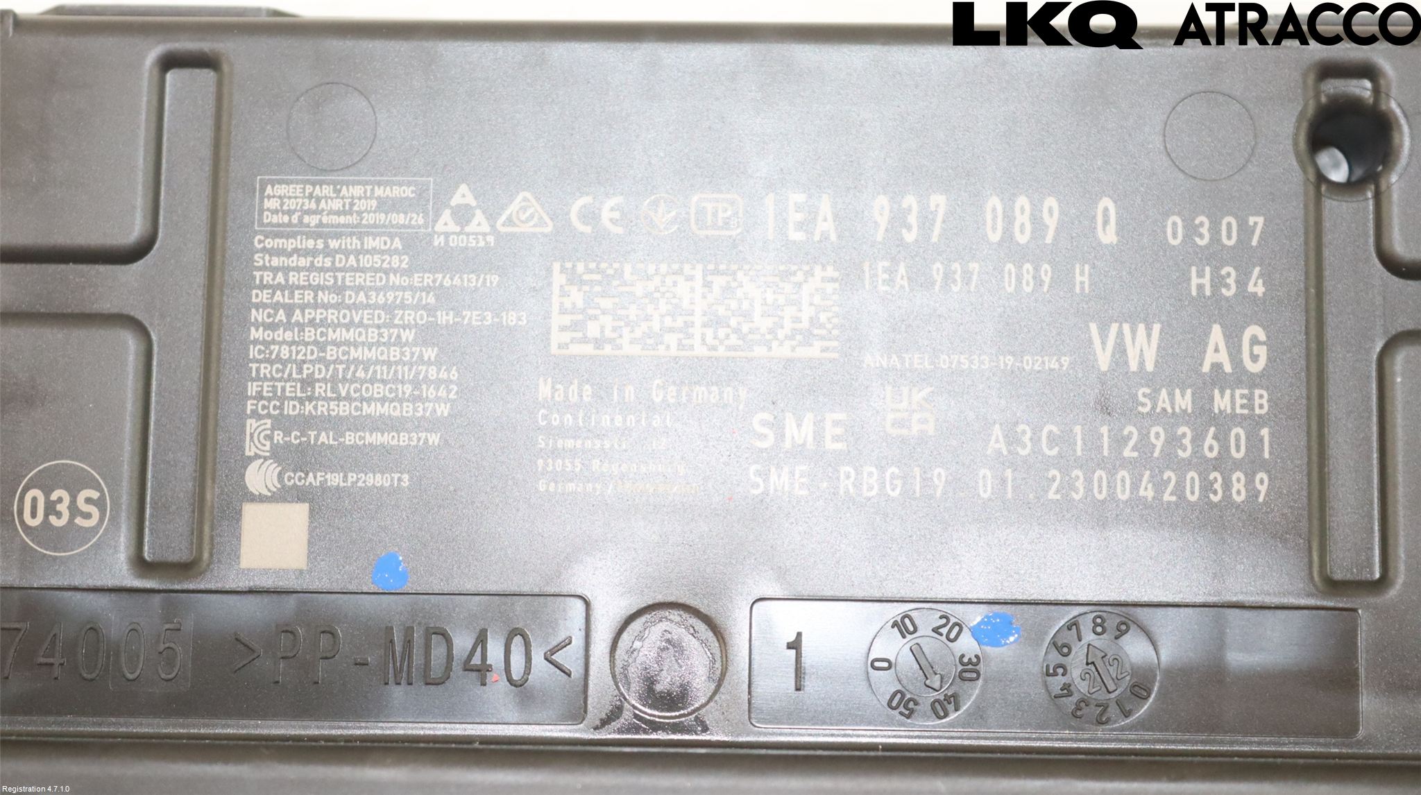 Audi Q4 E-TRON FZ 22- Komfort Styrdon