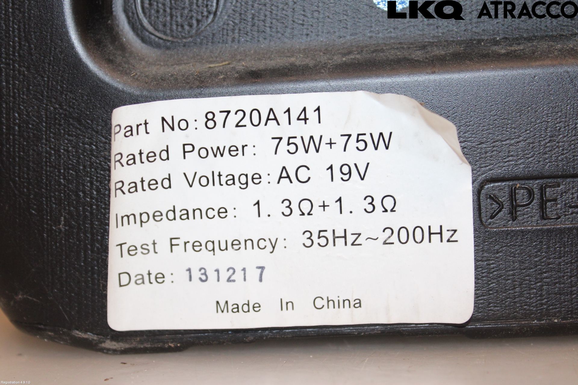 Mitsubishi OUTLANDER 13-21 Högtalare