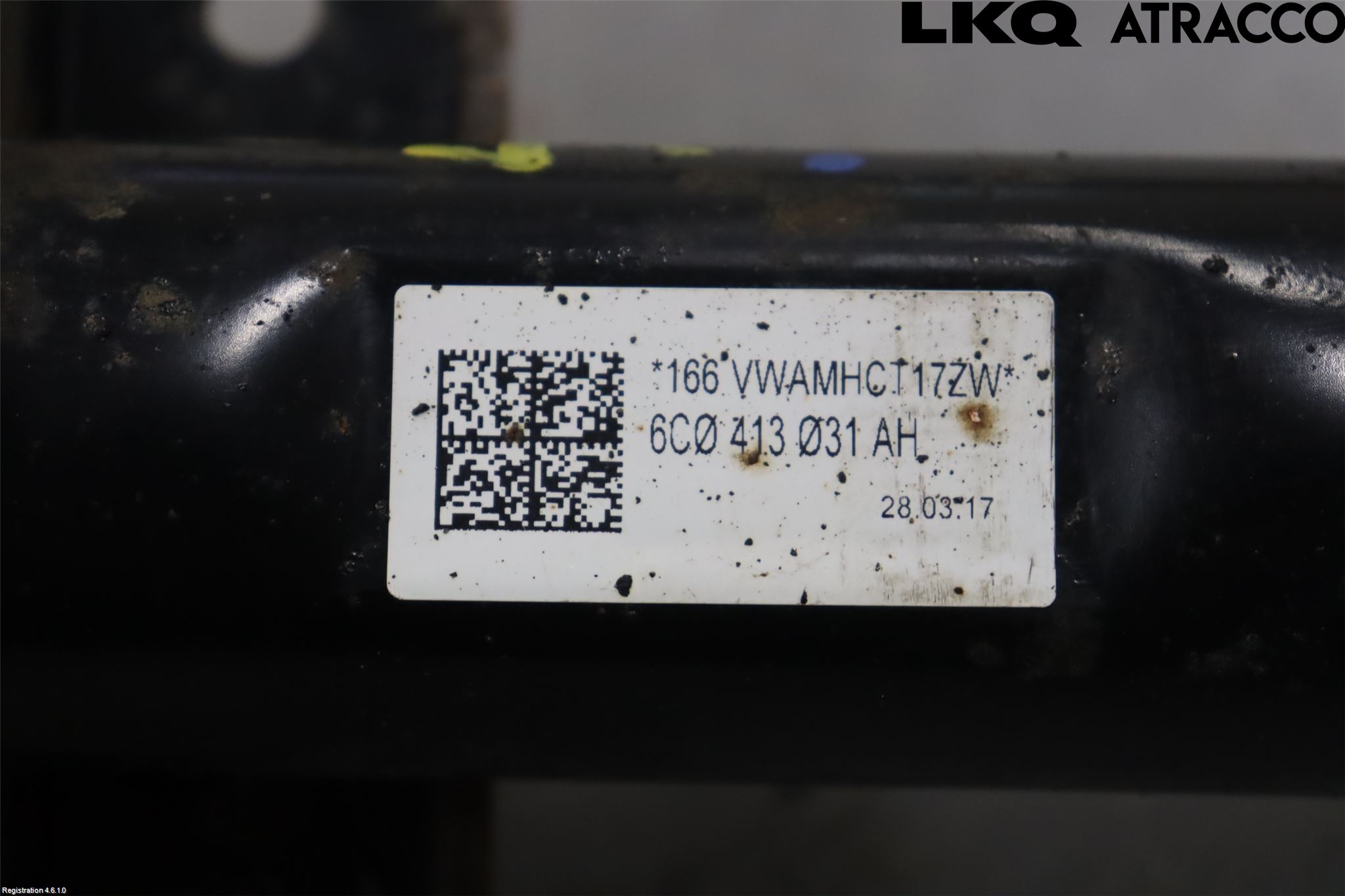 Volkswagen VW POLO 10-17 Fjäderben Fram Vänster