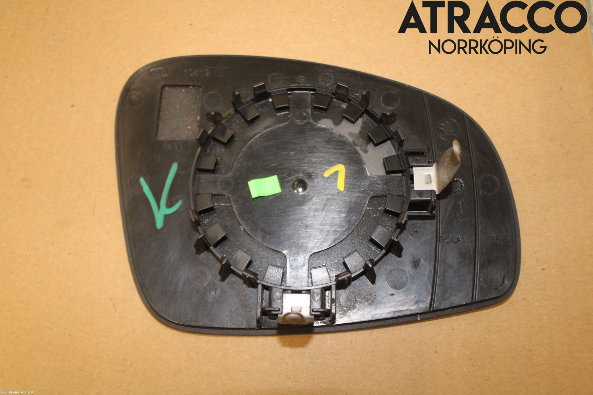 Skoda FABIA 07-14 Spegelglas Vä