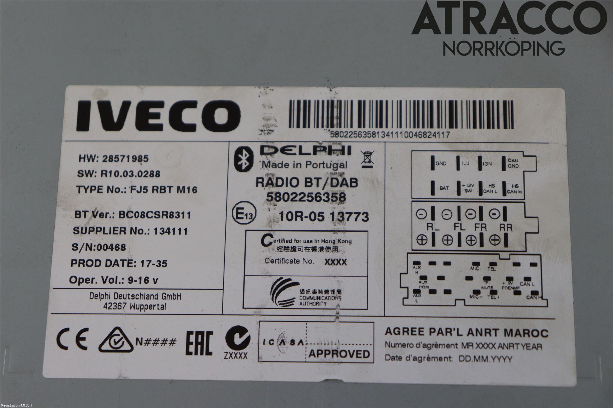 Iveco DAILY 14->> Cd Radio - Multimediapanel