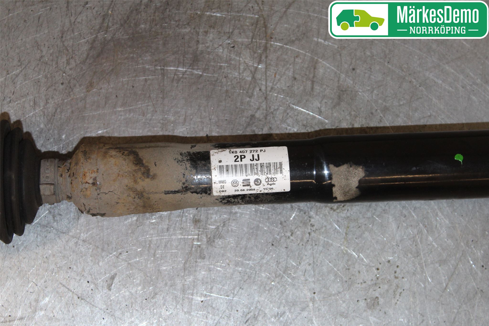 Volkswagen VW SCIROCCO 09-17 Drivaxel Fram Höger