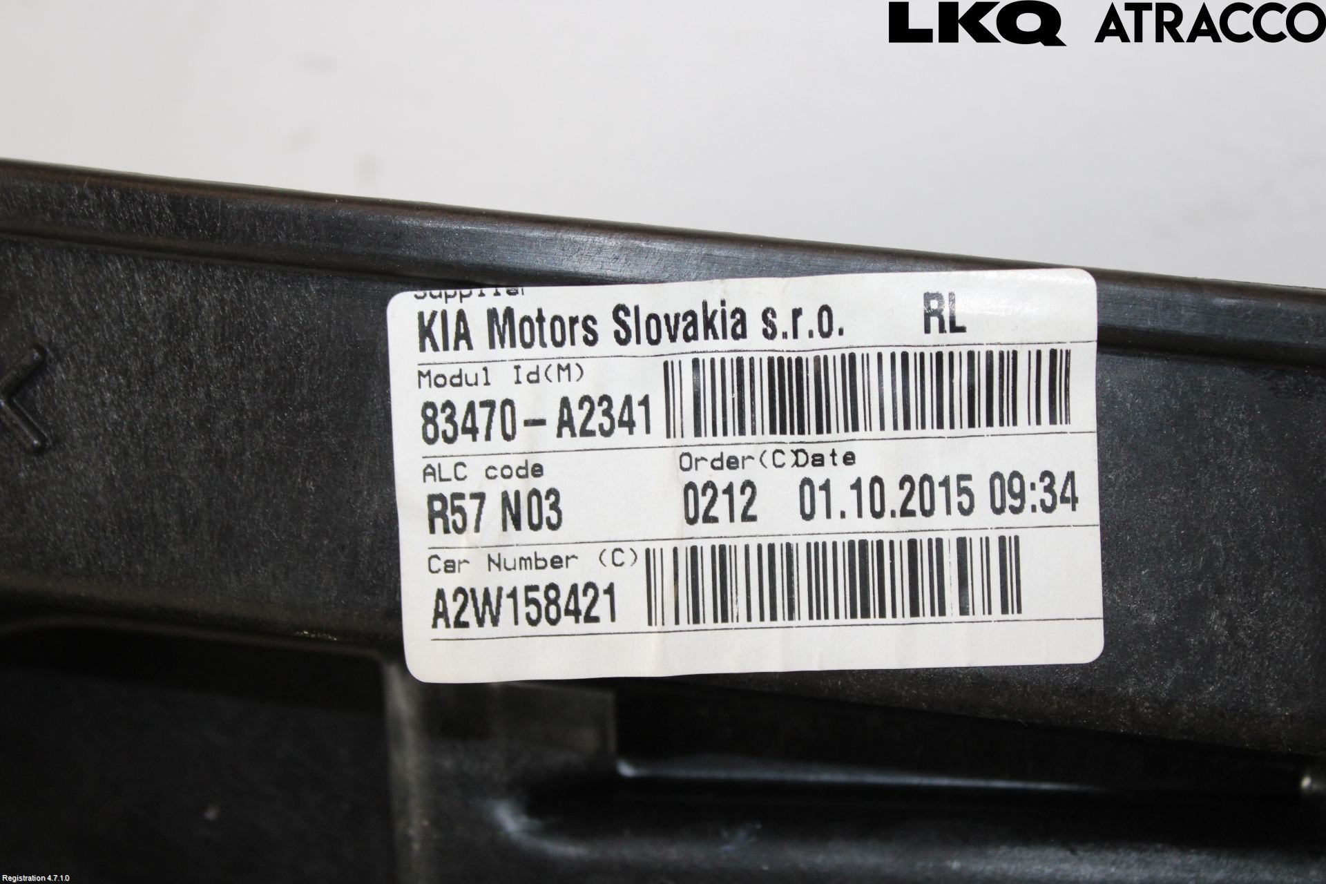 Kia CEED 12-18 Fönsterhiss El Kompl