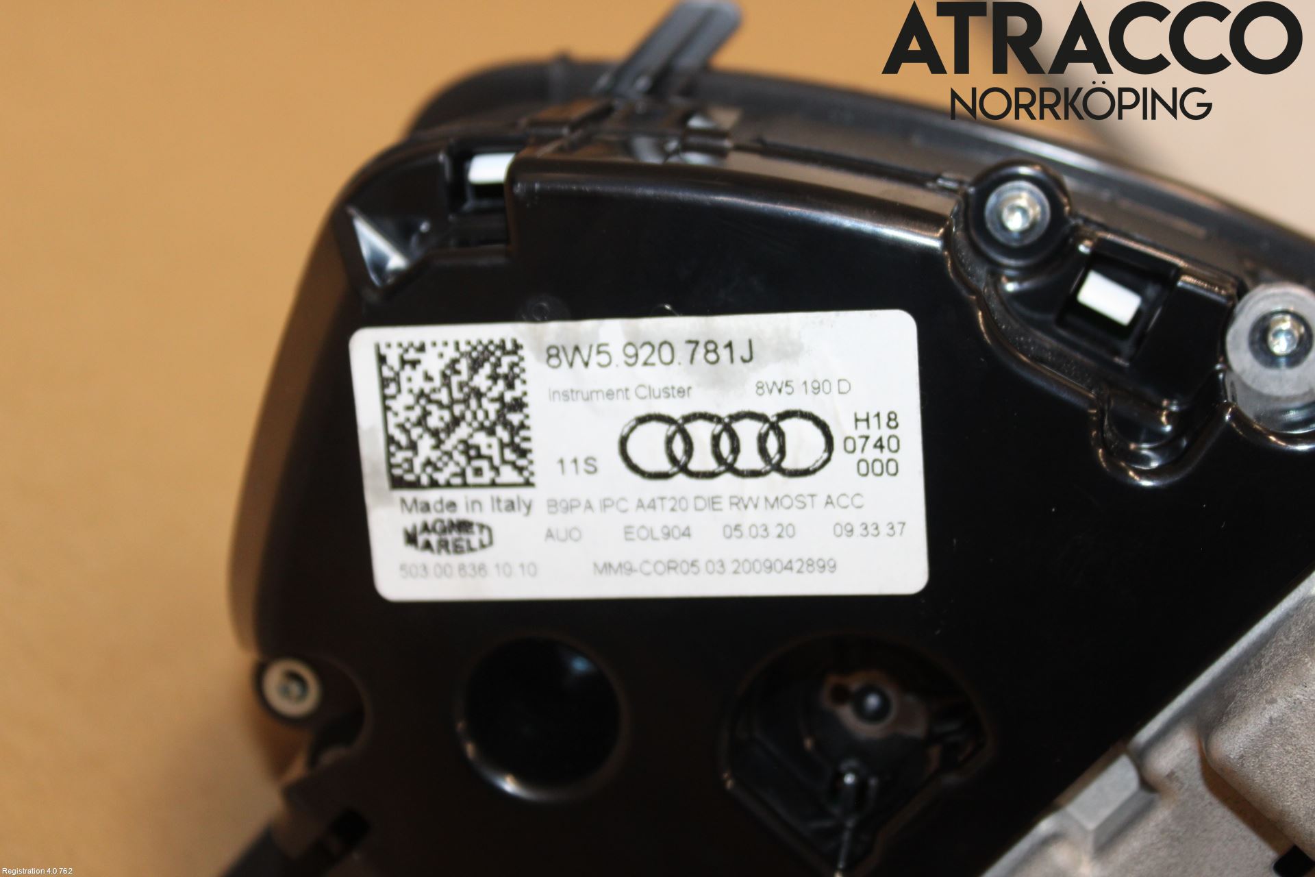 Audi A4/S4 B9 20- Instrument Komb