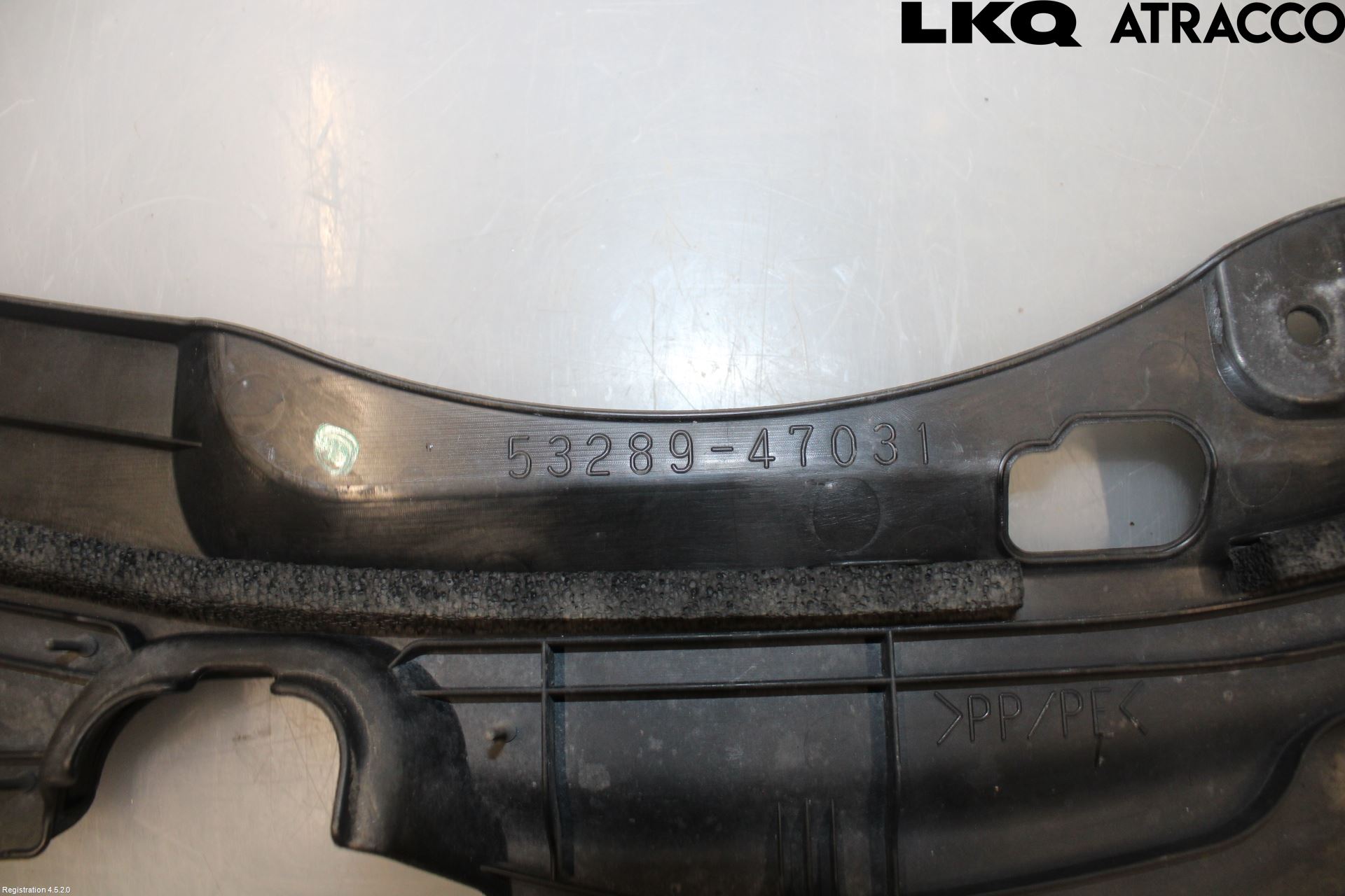 Toyota PRIUS ZVW30 09-20 Front Huvlåsplåt-Balk
