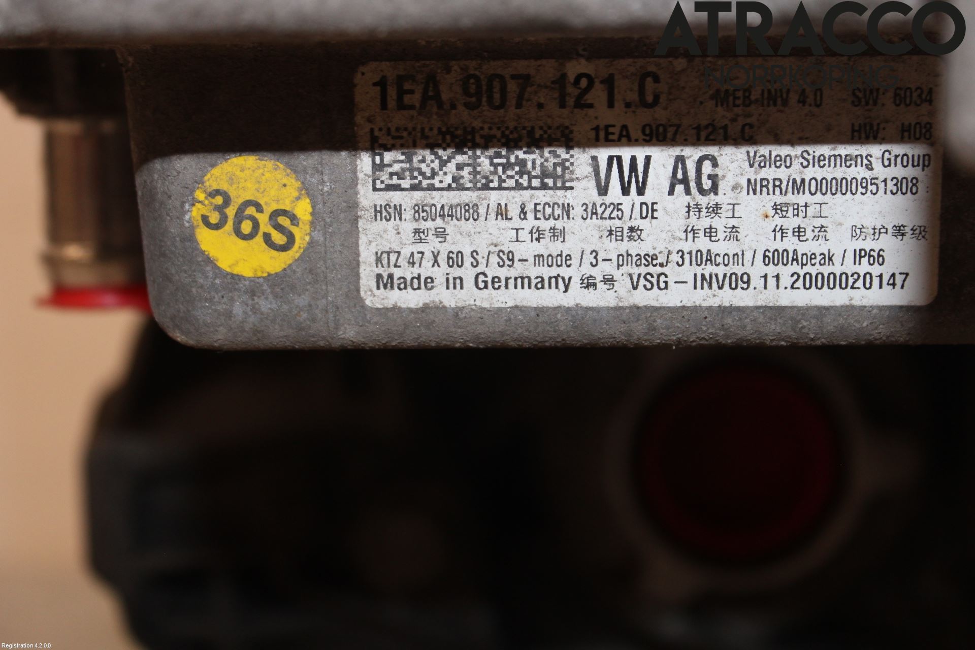 Volkswagen VW ID.3 21- Motor Elektrisk Bak