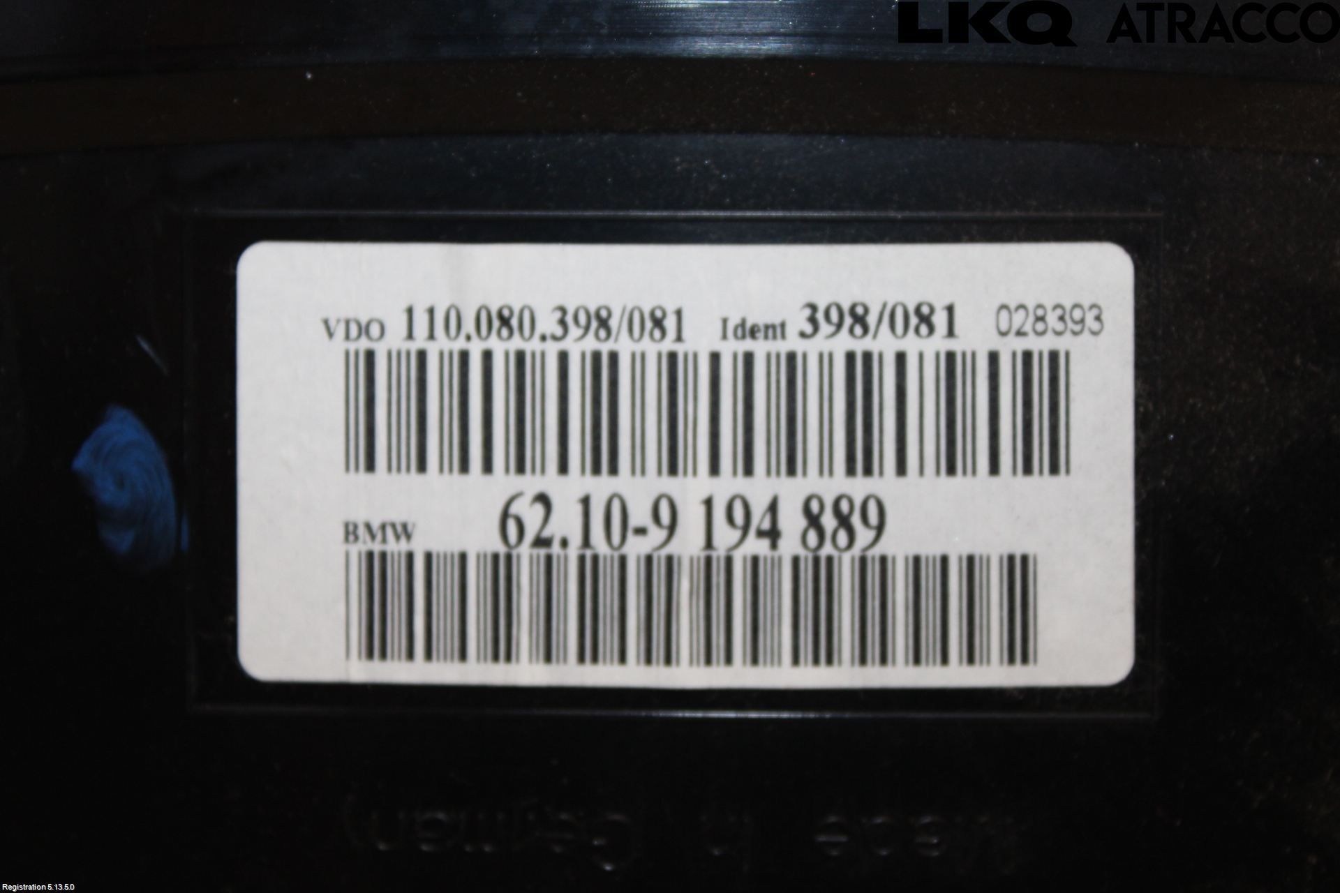 BMW 5 E60/61 Sed/Tou 02-10 Instrument Komb