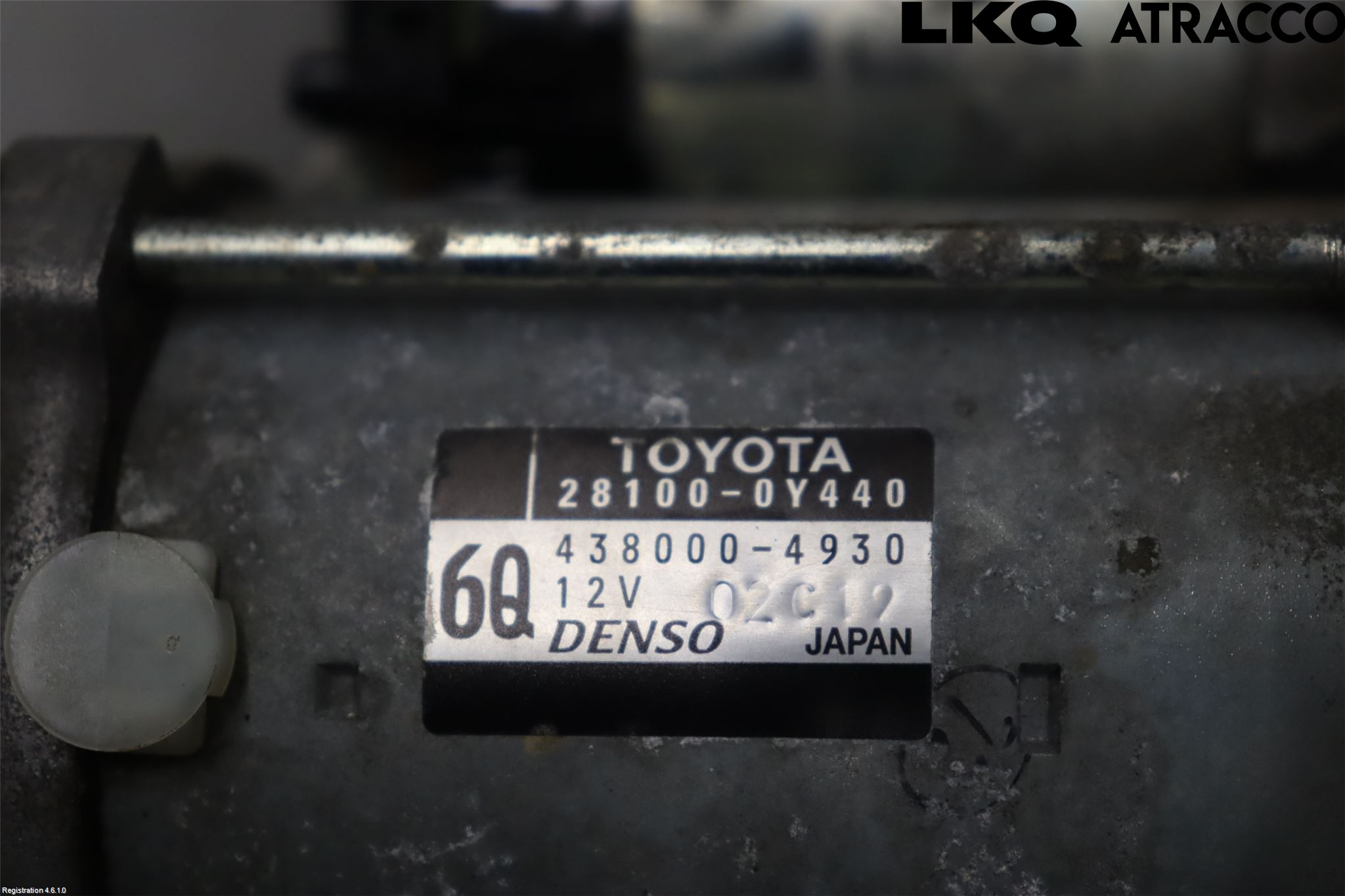 Toyota COROLLA 19- Startmotor