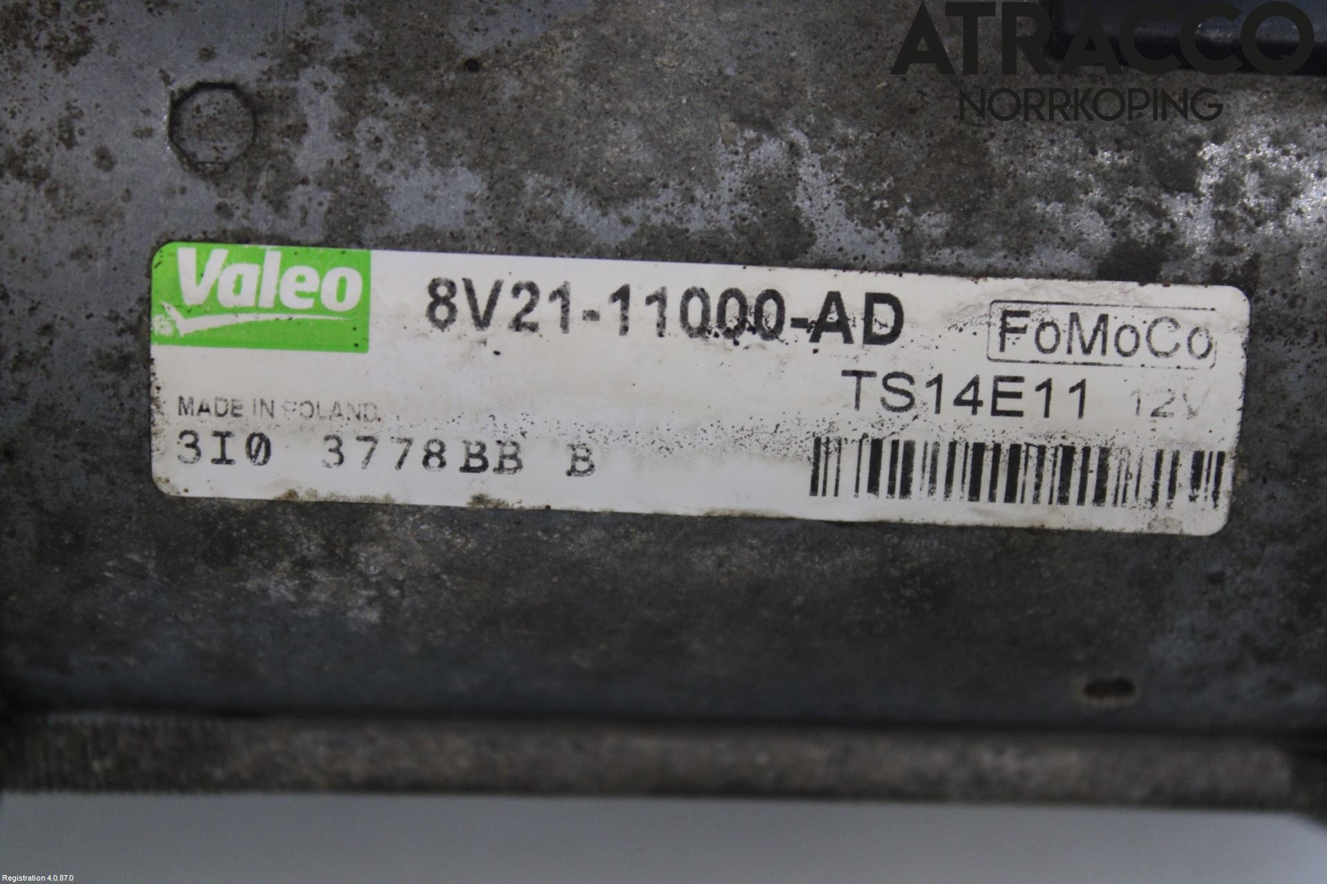 Ford FIESTA 09-12 Startmotor Diesel