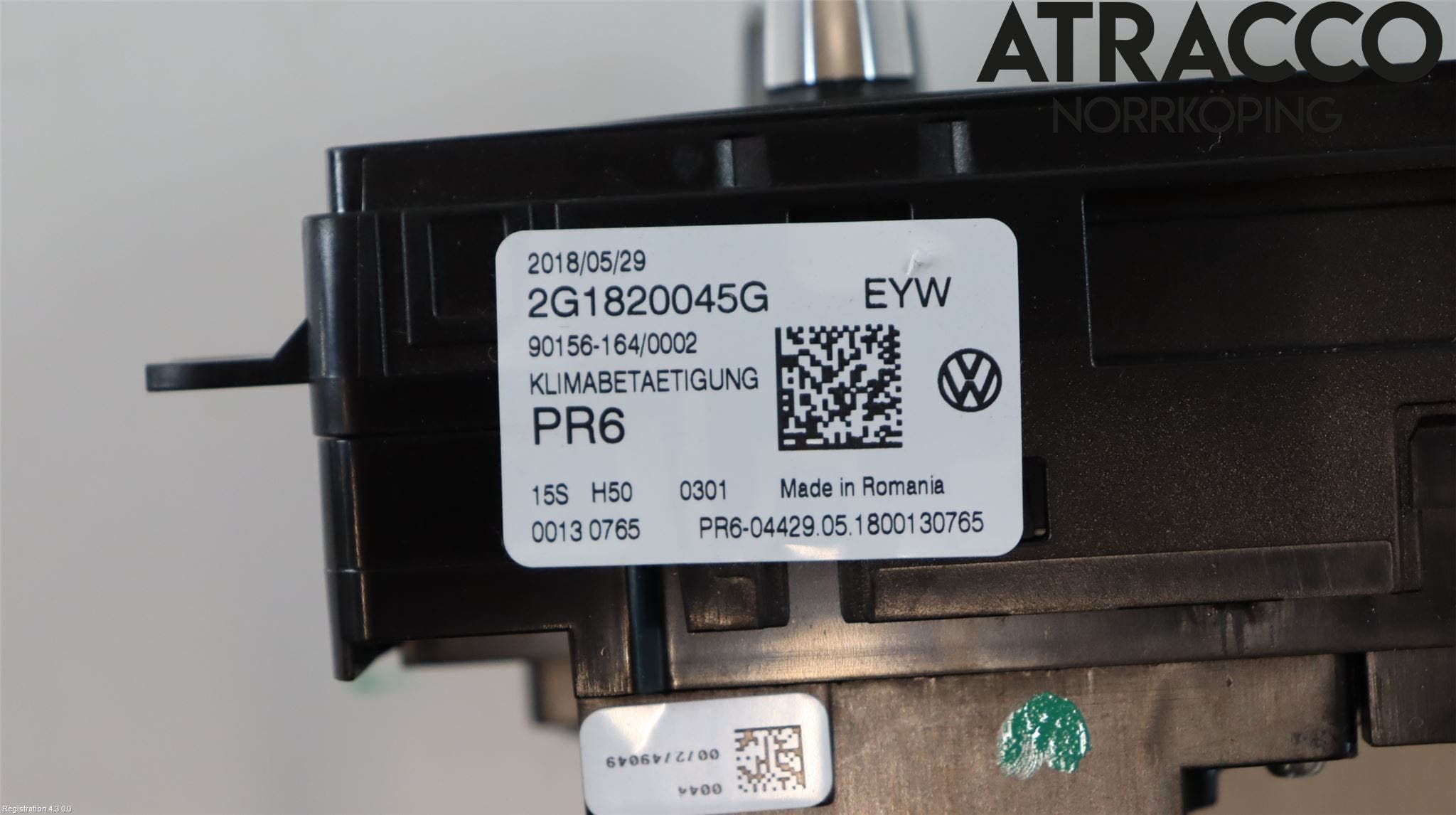 Volkswagen VW POLO VI 18->> Värmereglage