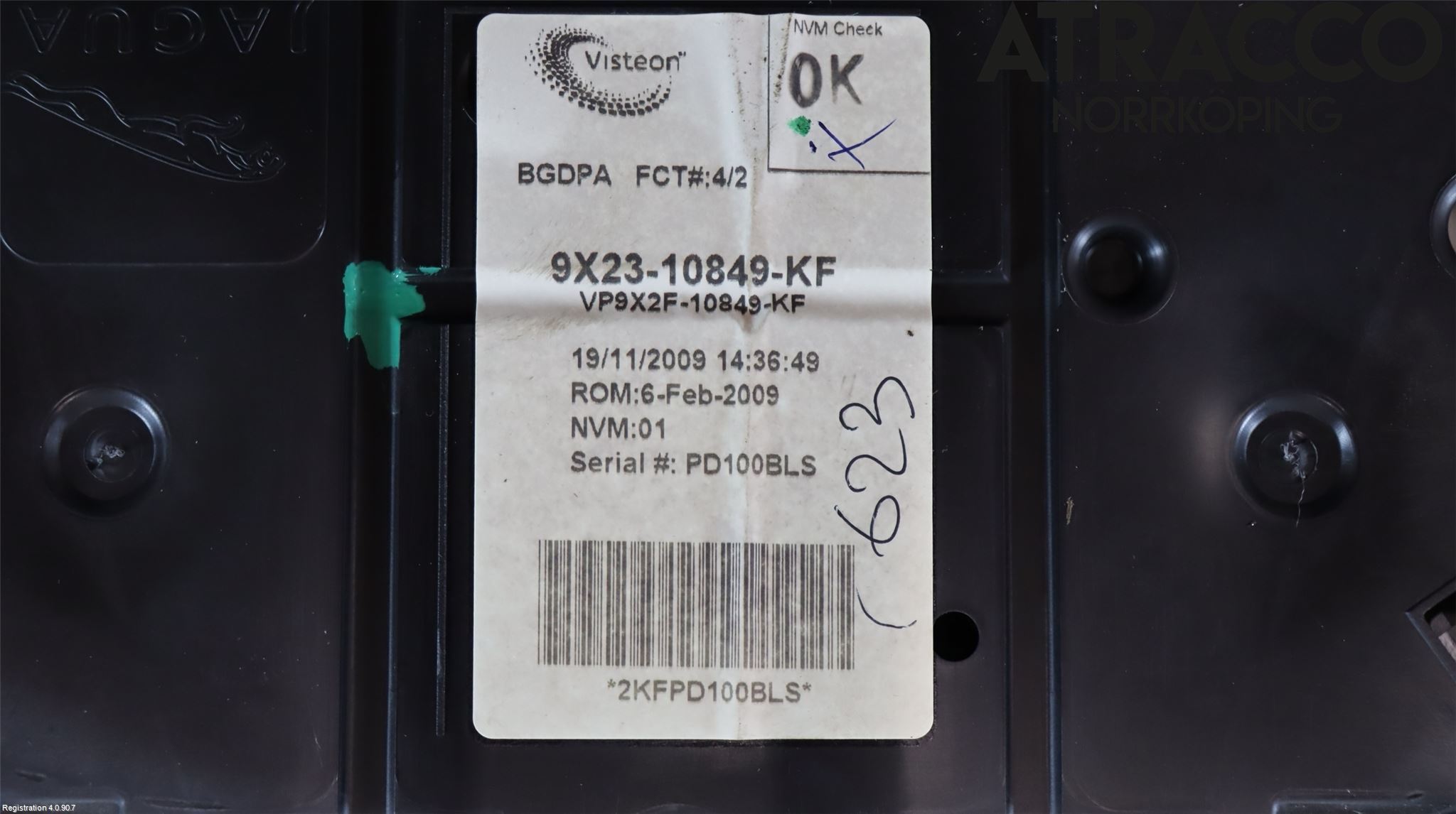 Jaguar XF 08-15 Instrument Komb