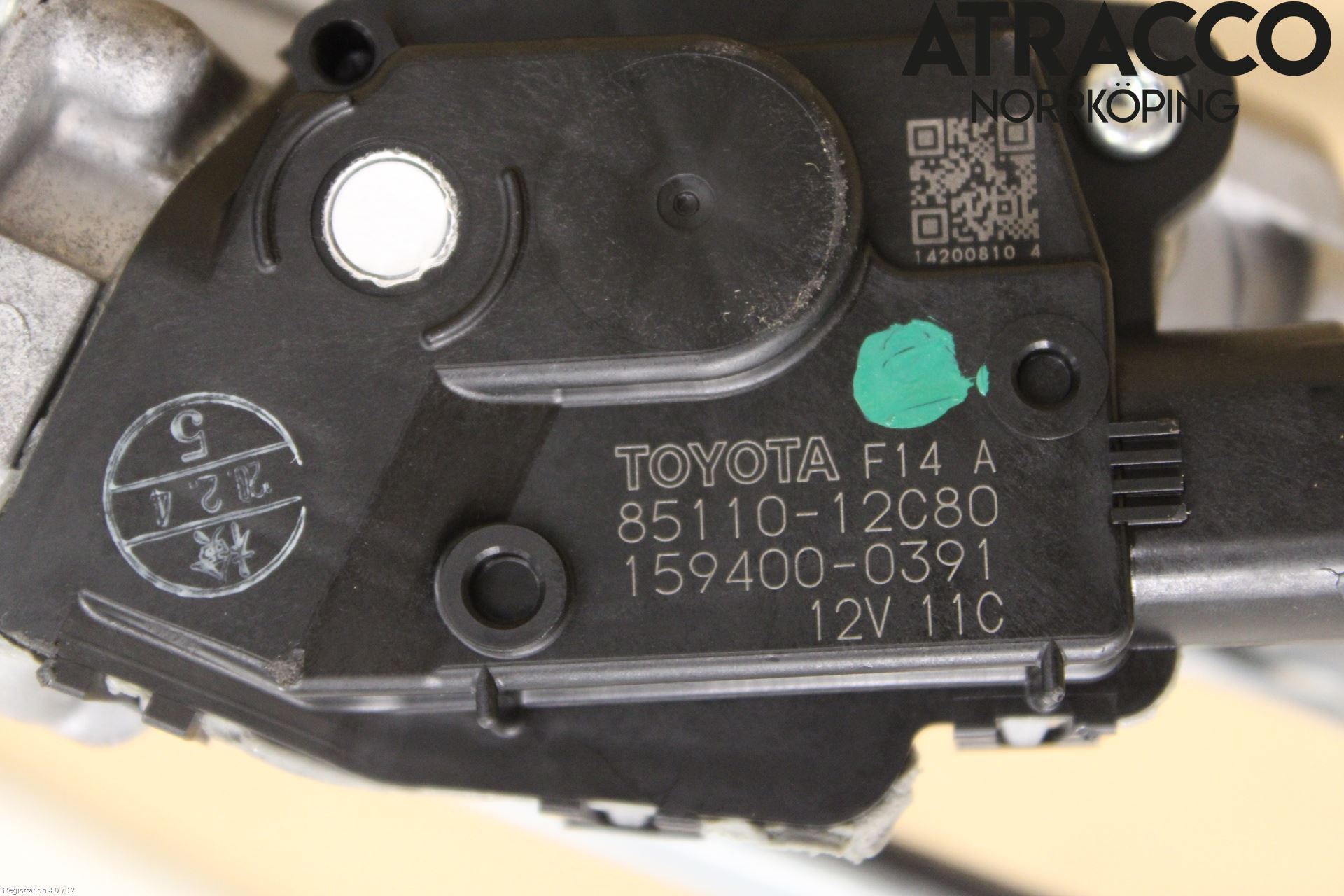 Toyota COROLLA 19- Torkarmekanism Vindruta