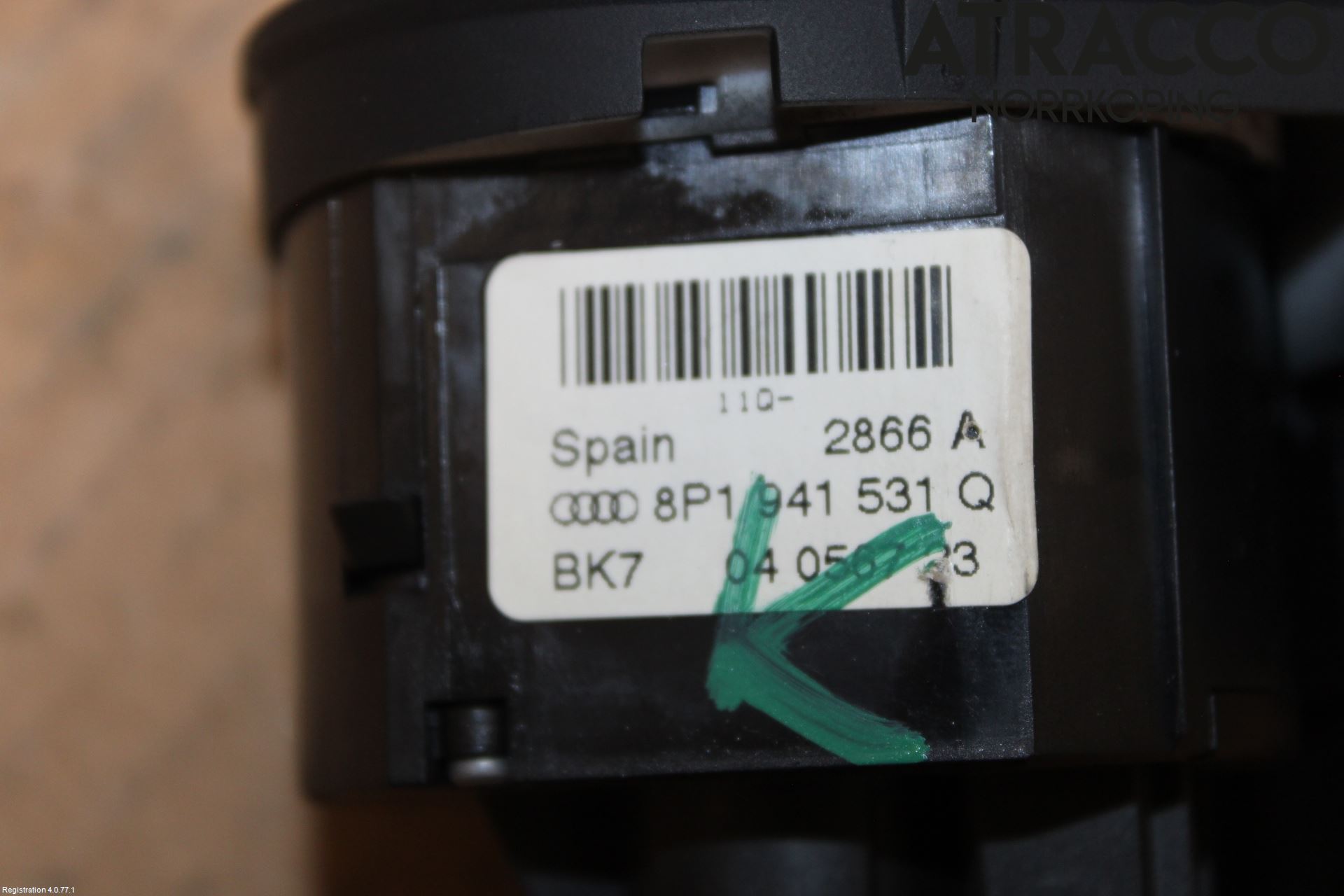 Audi A3/S3     04-05 Strömställare Ljus