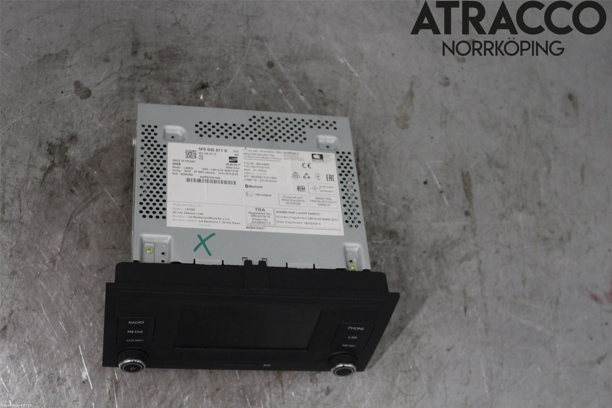 Seat LEON 13-20 Cd Radio - Multimediapanel