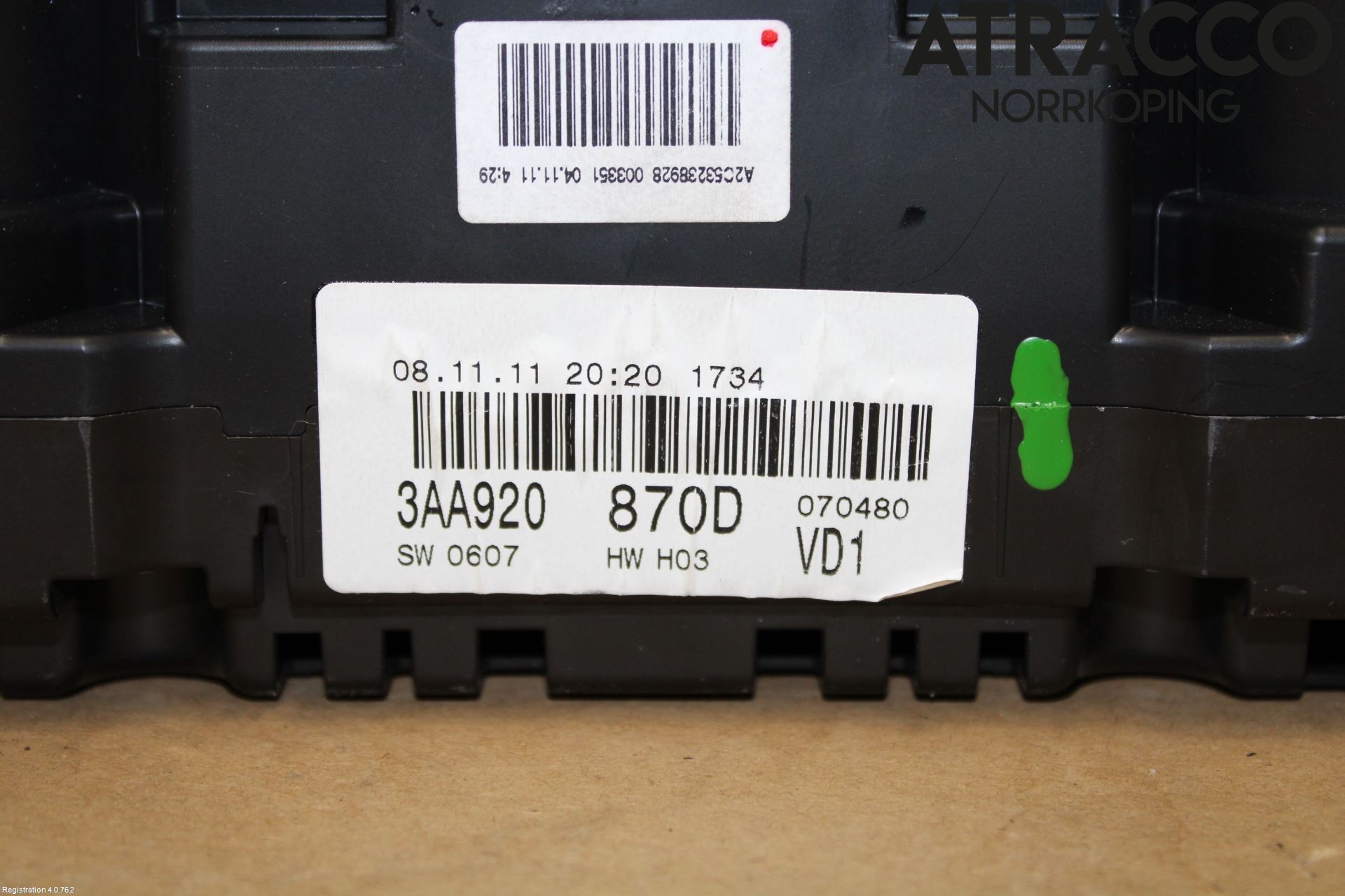 Volkswagen VW PASSAT 11-14 Instrument Komb
