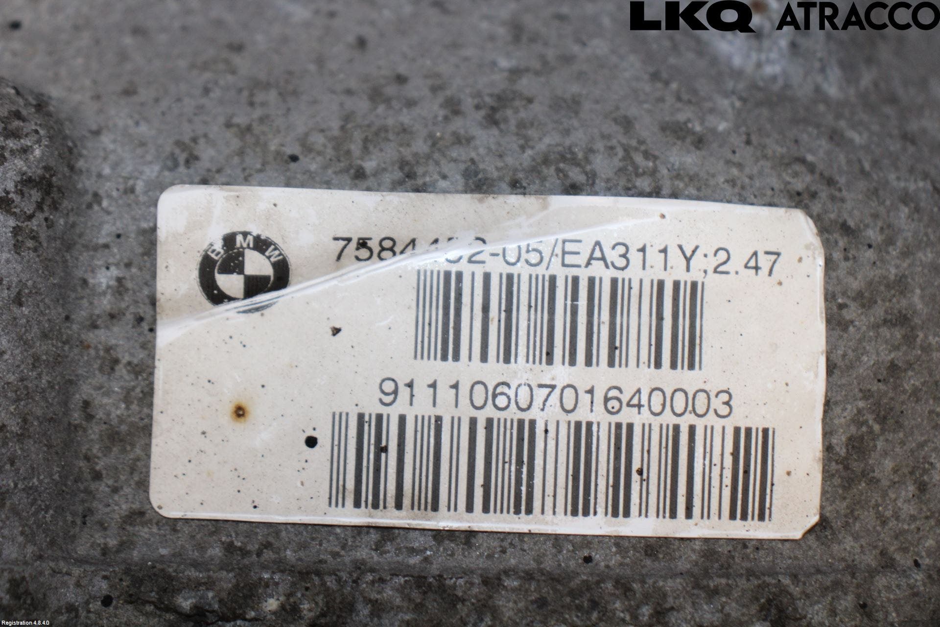 BMW 5 F10/F11/F18 09-17 Bakväxel-Diff