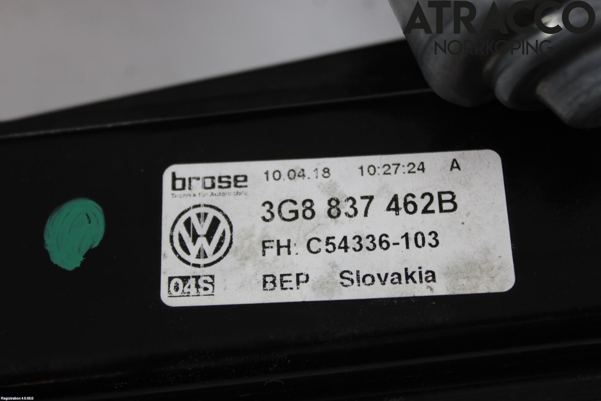 Volkswagen VW ARTEON 17- Fönsterhiss El Kompl