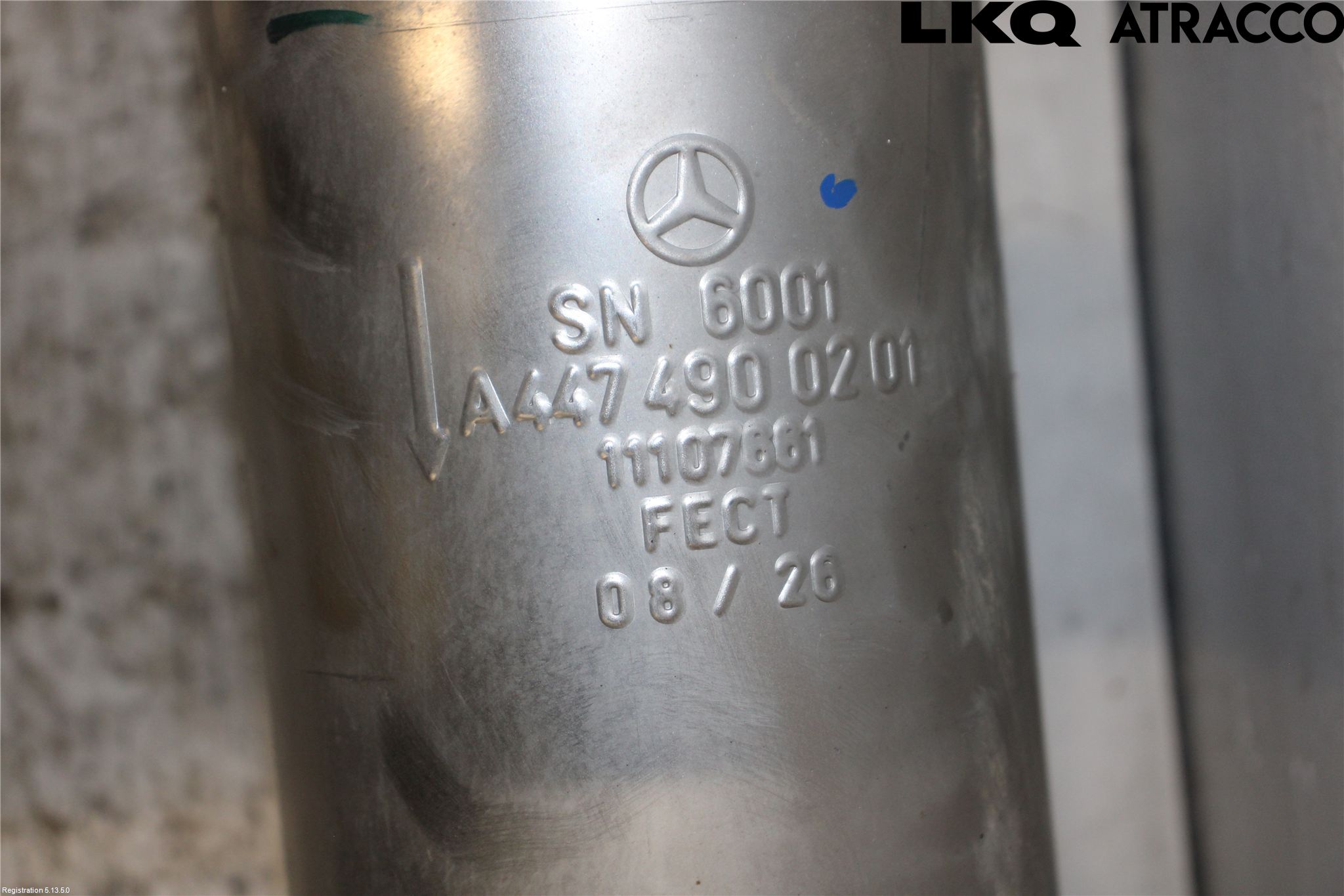 Mercedes-Benz MB VITO/V-KLASS (W640,W447,W448) 14- Avgas Bakre Dämpare