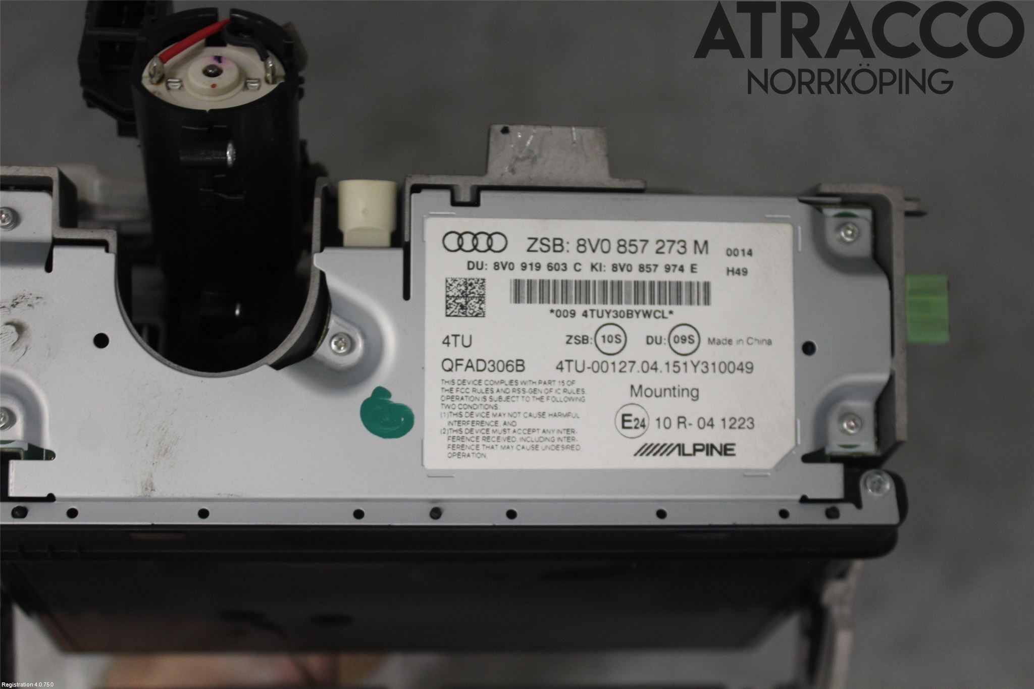 Audi A3/S3 8V 13-20 Bildskärm